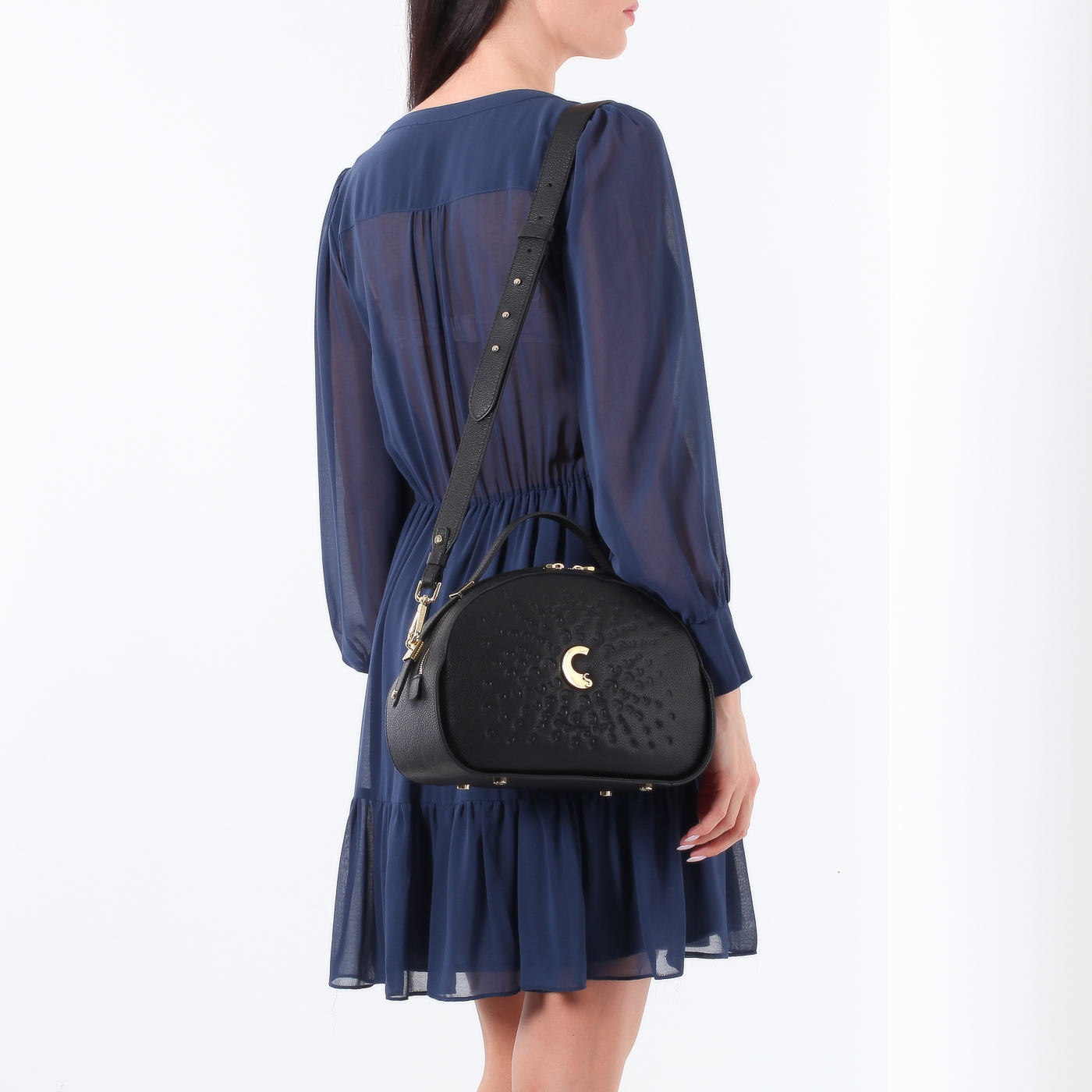 Сумка с тиснением Carlo Salvatelli Gemma