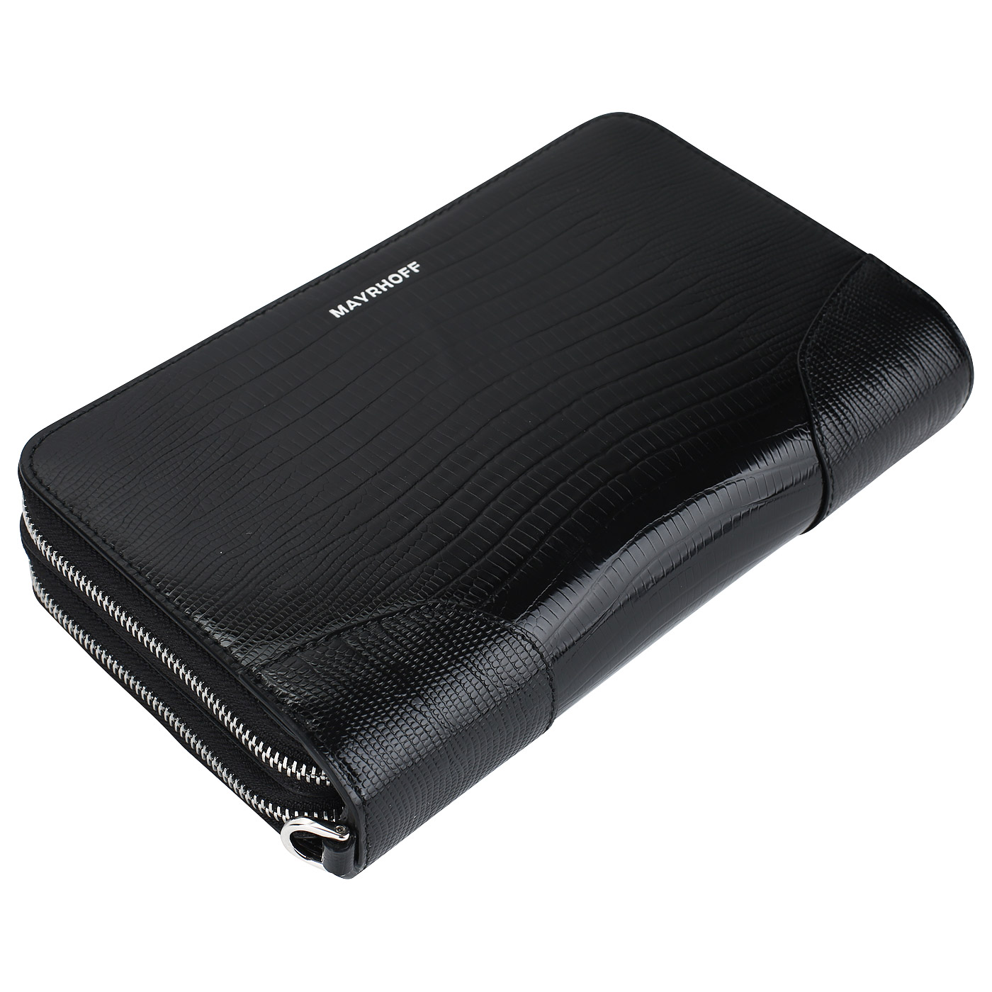 Черная кожаная сумка-визитка Mayrhoff Munchen