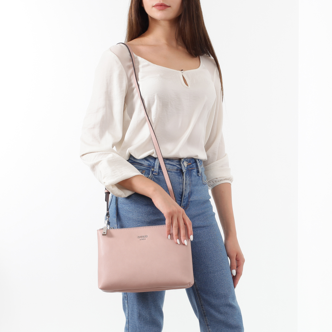 Сумочка через плечо с тремя отделами Guess Talan