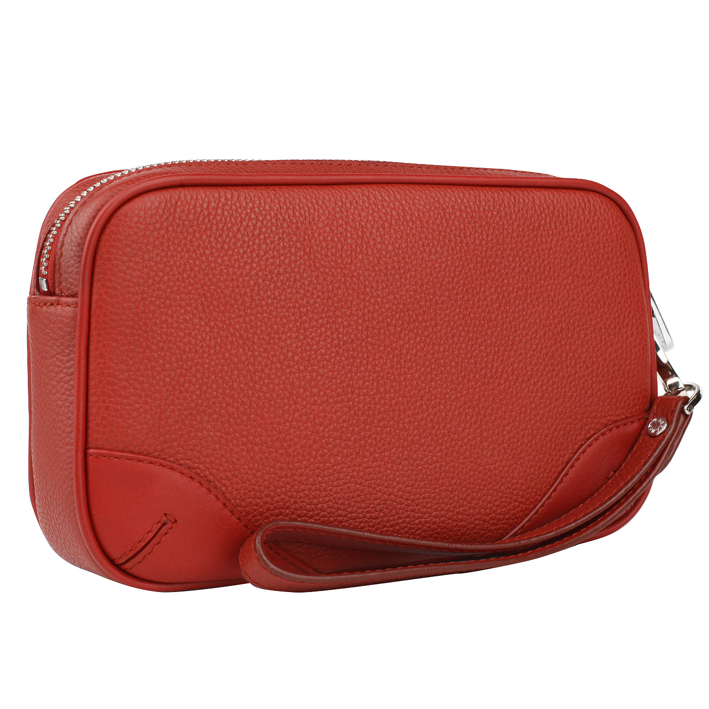 Барсетка из красной кожи Neri Karra 