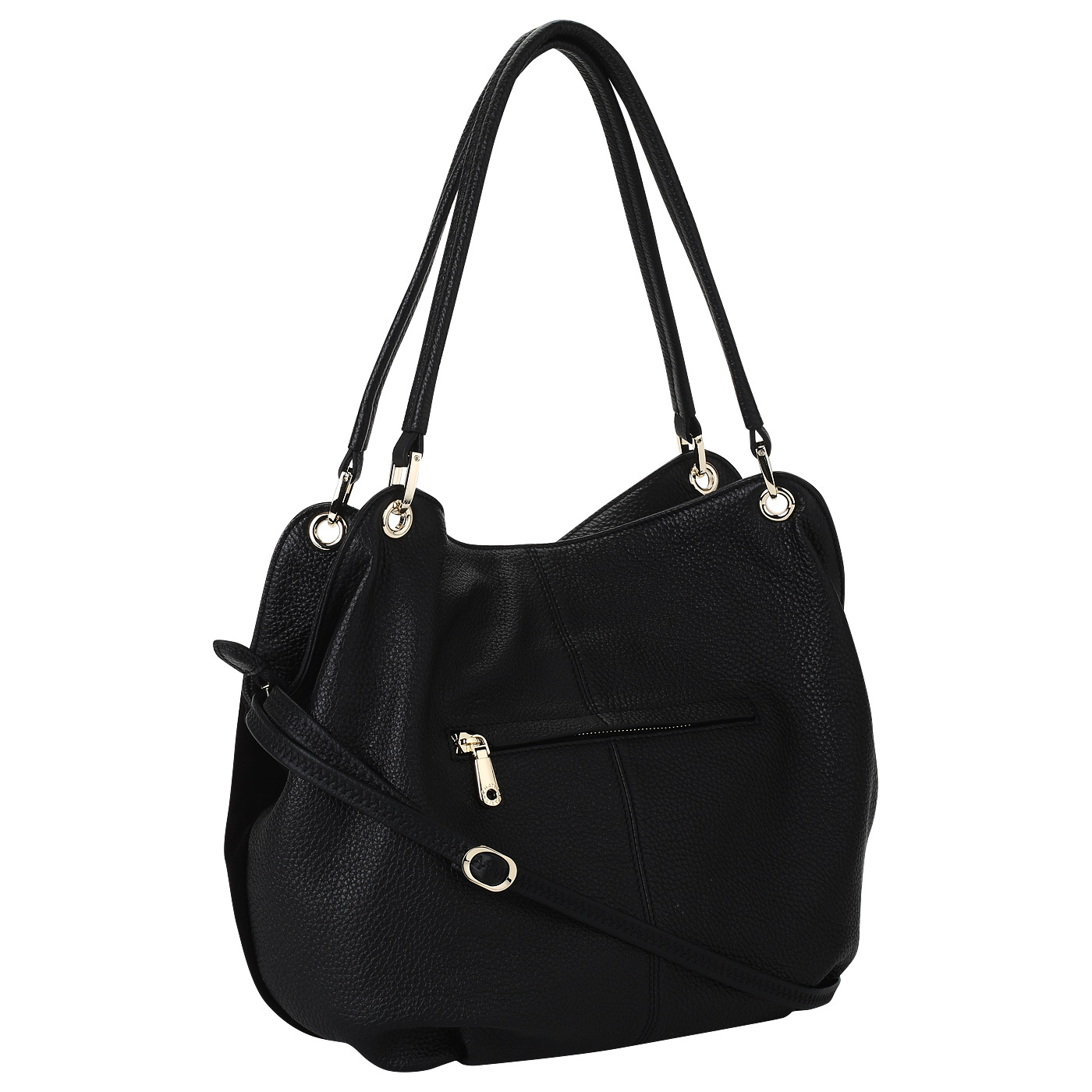 Сумка из кожи и замши Chatte 