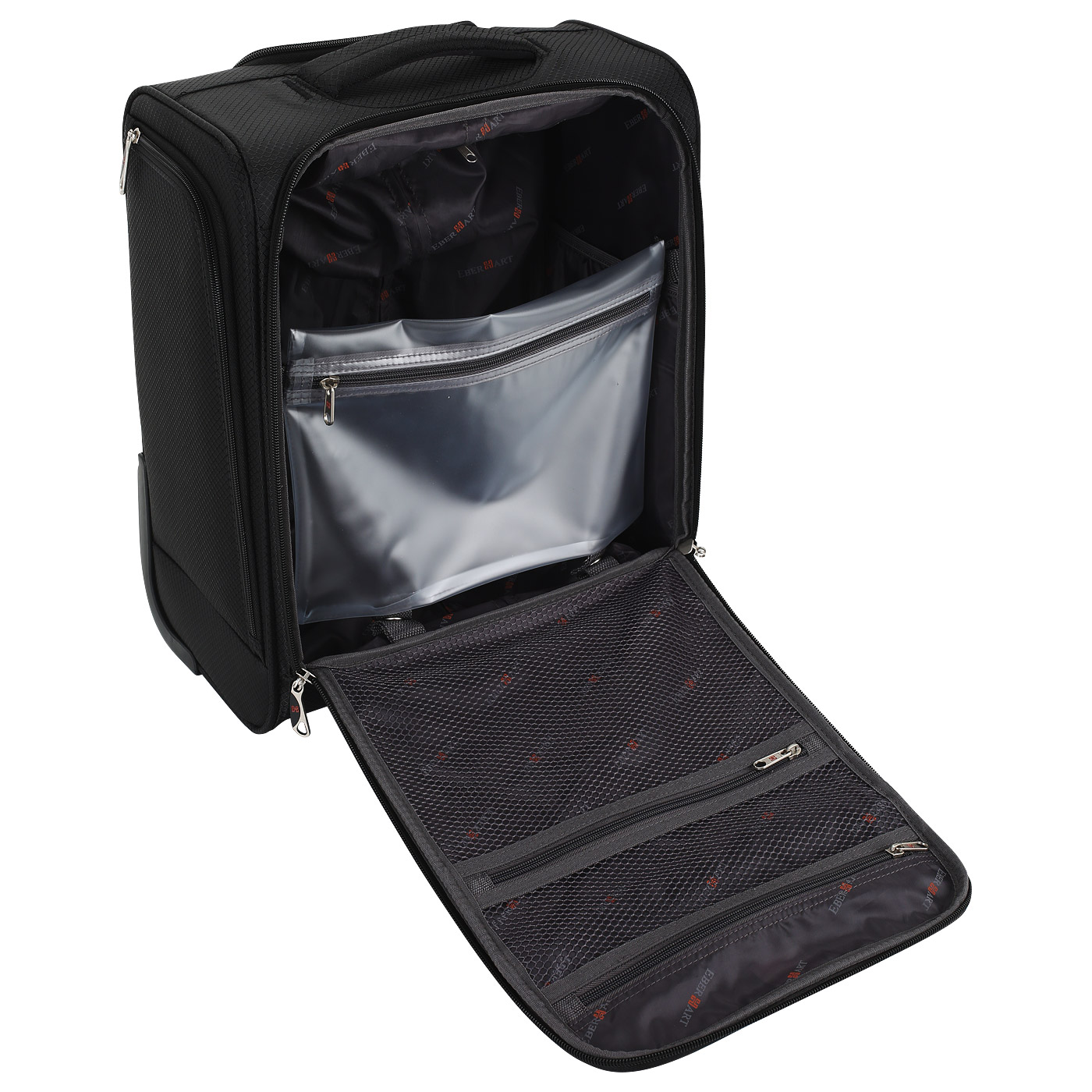 Чемодан маленький S тканевый Eberhart Oxygen