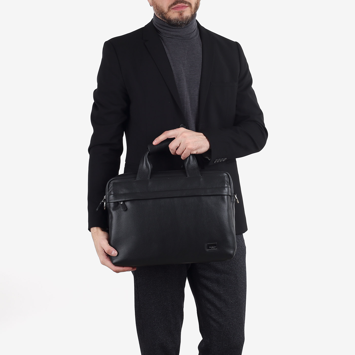 Кожаная сумка для документов Dr. Koffer 