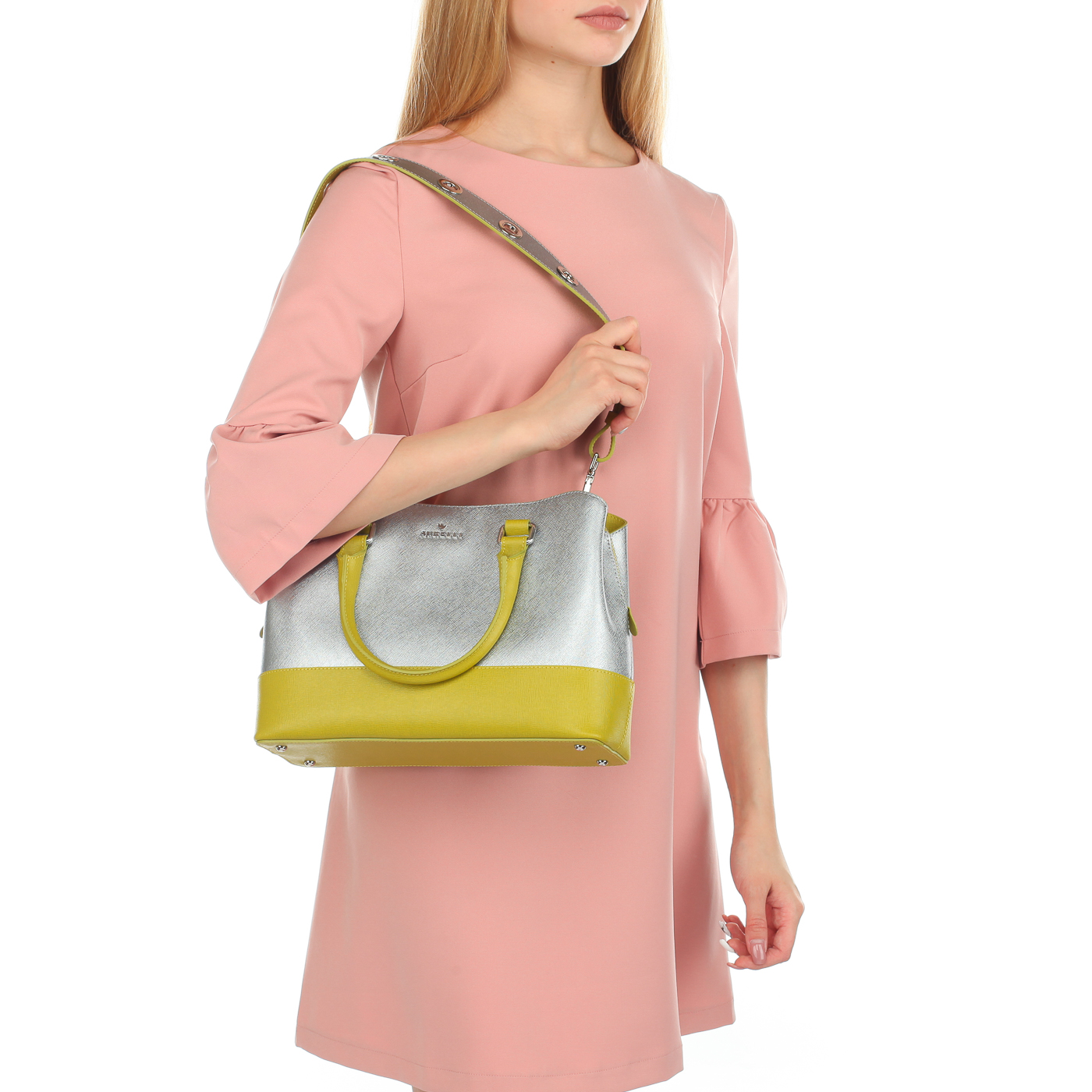 Женская сумка из сафьяновой кожи Aurelli 