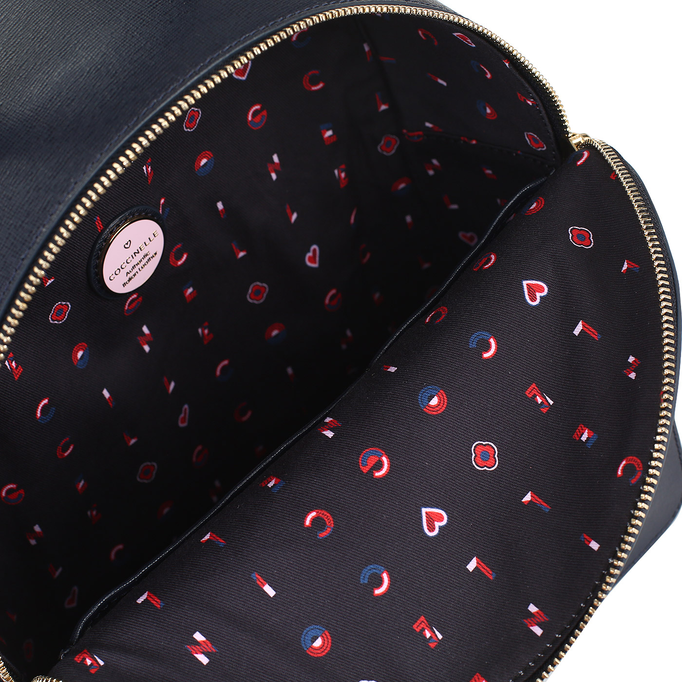 Сафьяновый рюкзак на молнии Coccinelle Clementine