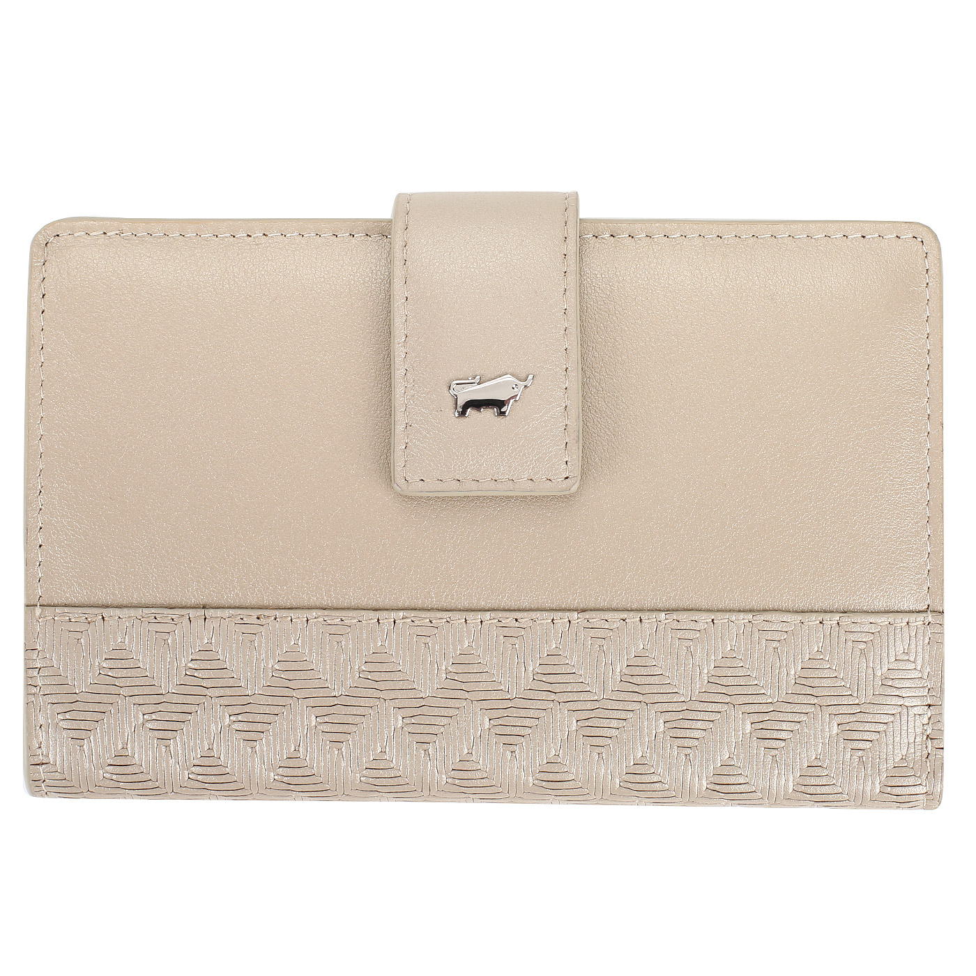 Braun Buffel Кожаный кошелек на кнопке