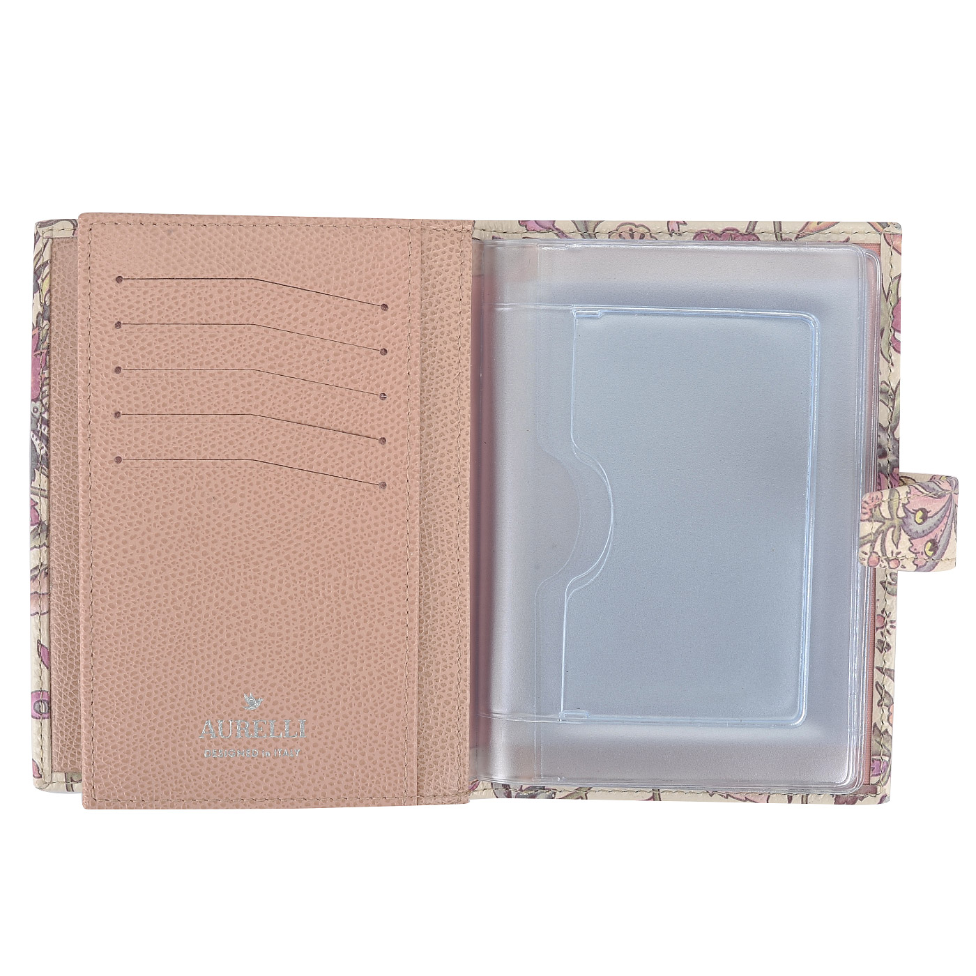 Кожаная обложка для паспорта и автодокументов Aurelli Alma fiore
