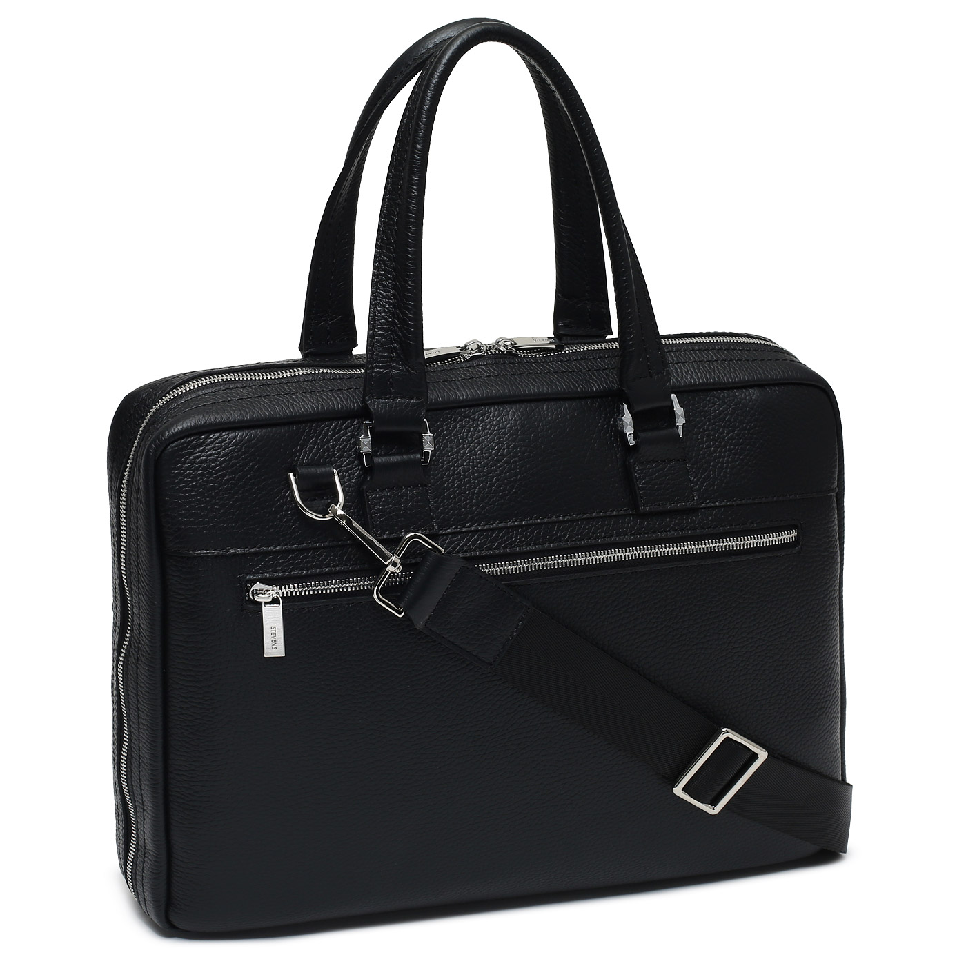 Деловая сумка на молнии Stevens 