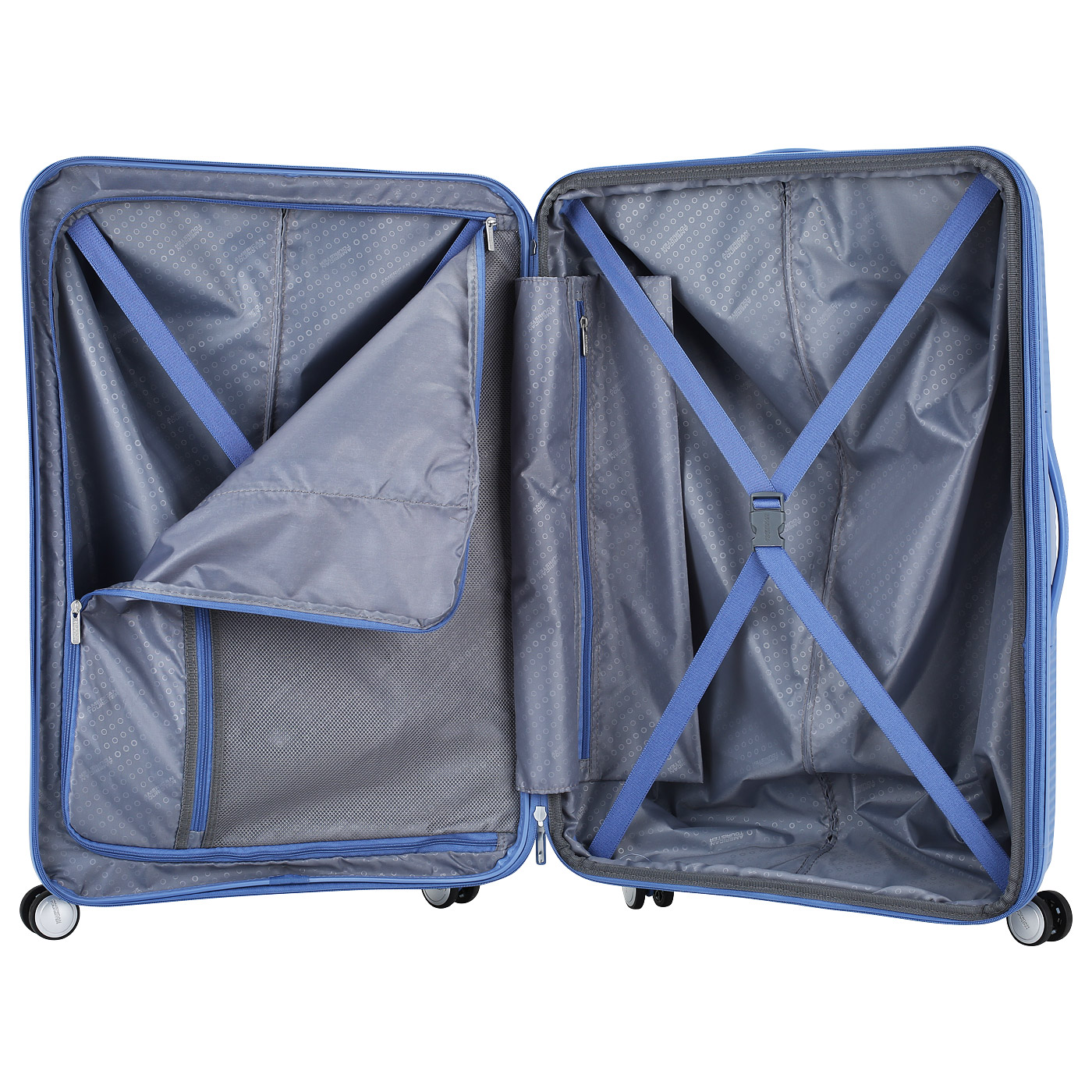 Чемодан большой L из полипропилена с кодовым замком American Tourister Soundbox