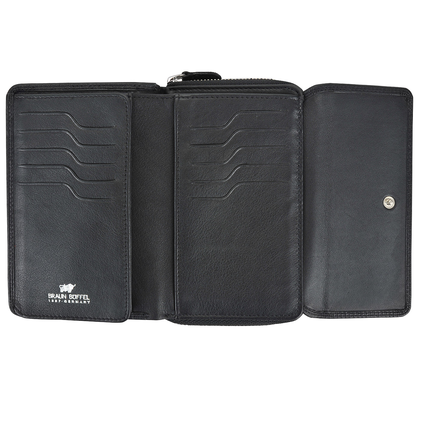 Кожаное портмоне на кнопке Braun Buffel Golf