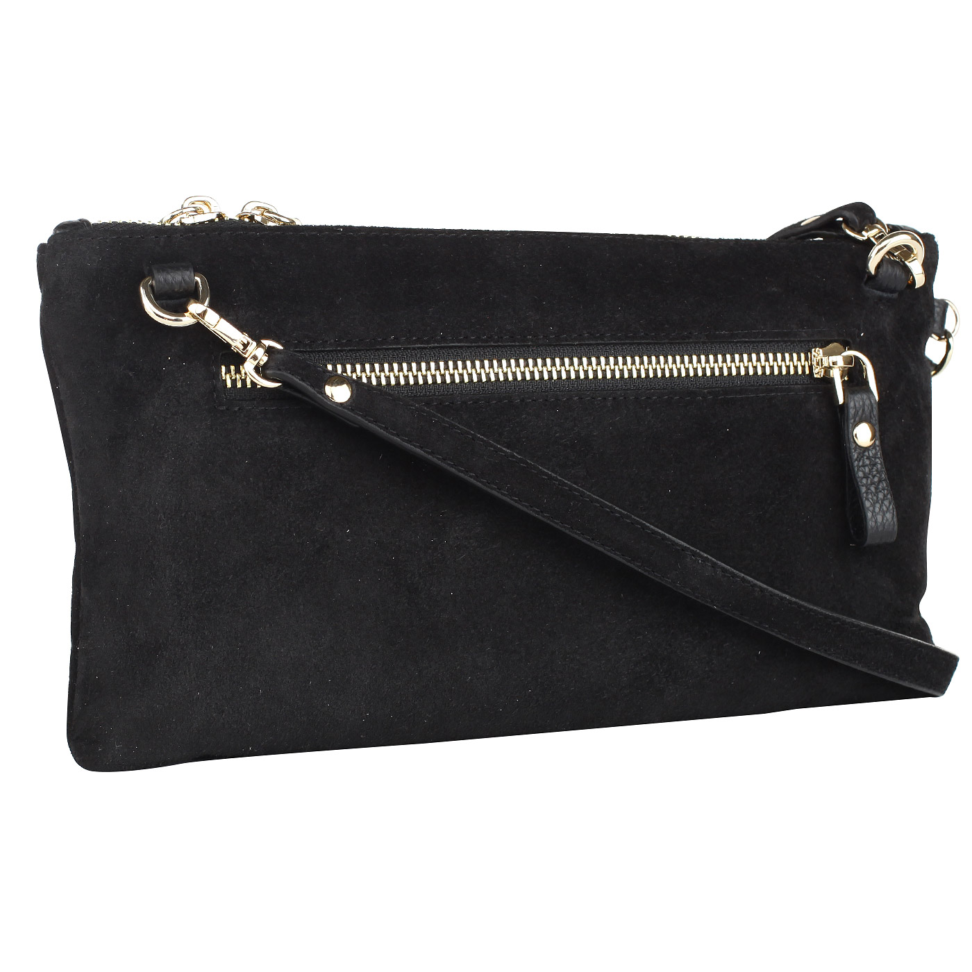 Женская замшевая сумочка с плечевым ремешком Aurelli 