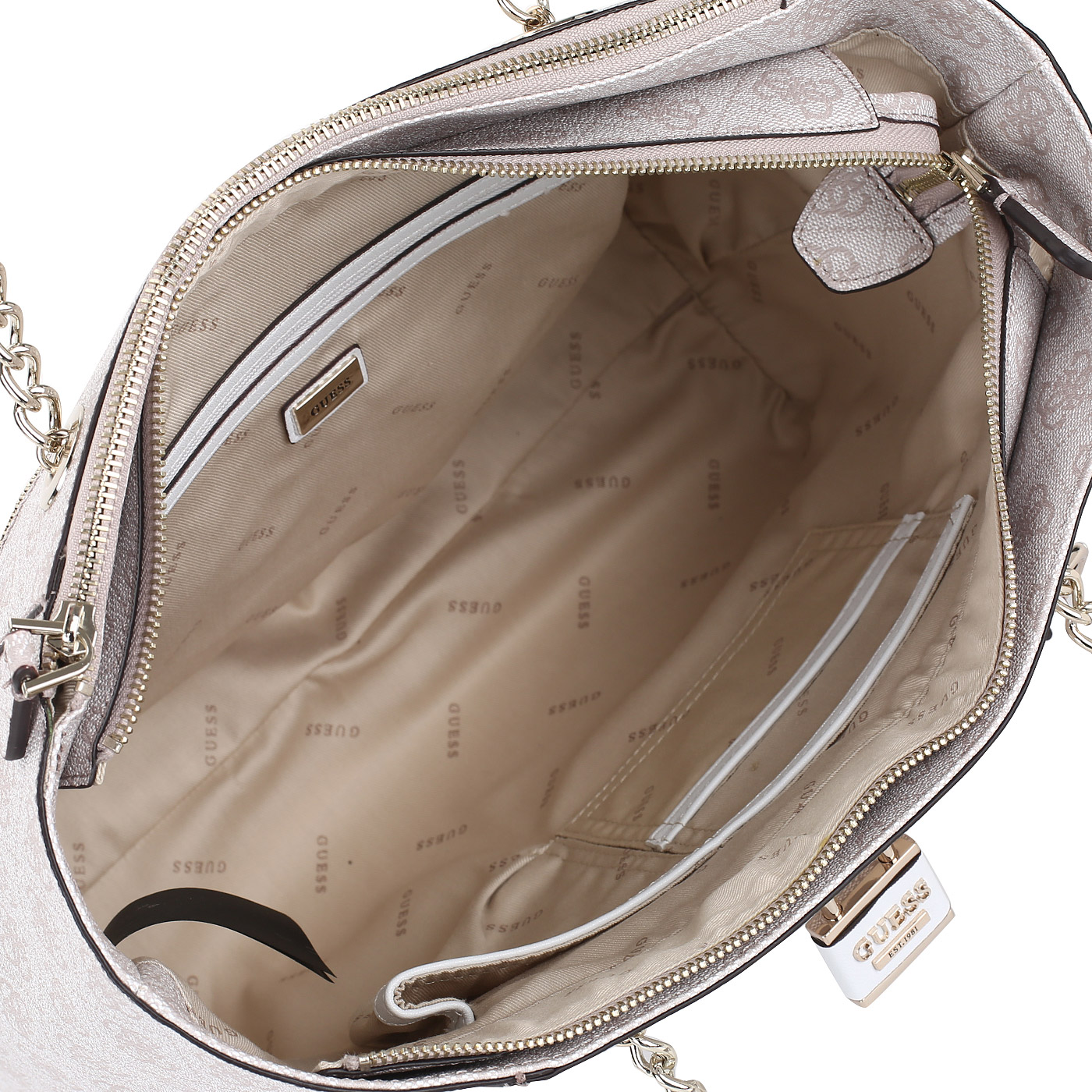 Сумка на молнии Guess Downtown Cool