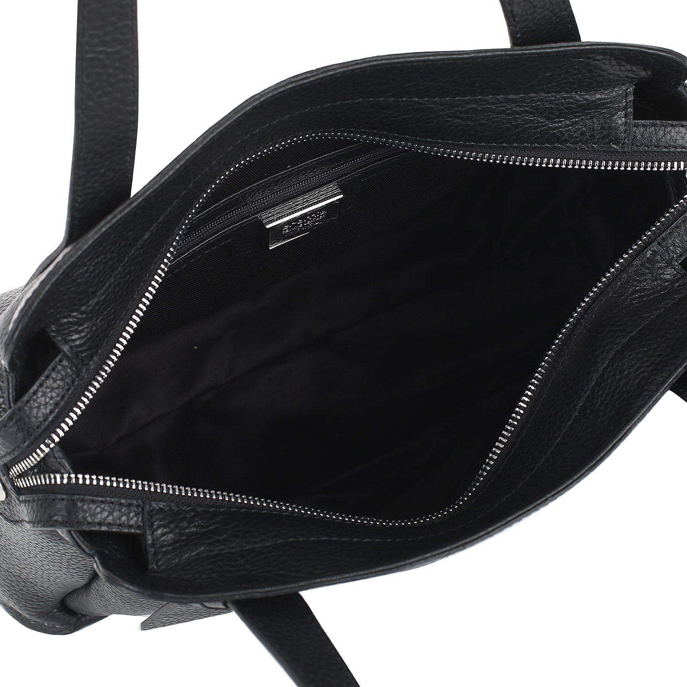 Черная сумка из мягкой кожи Cromia Sekai