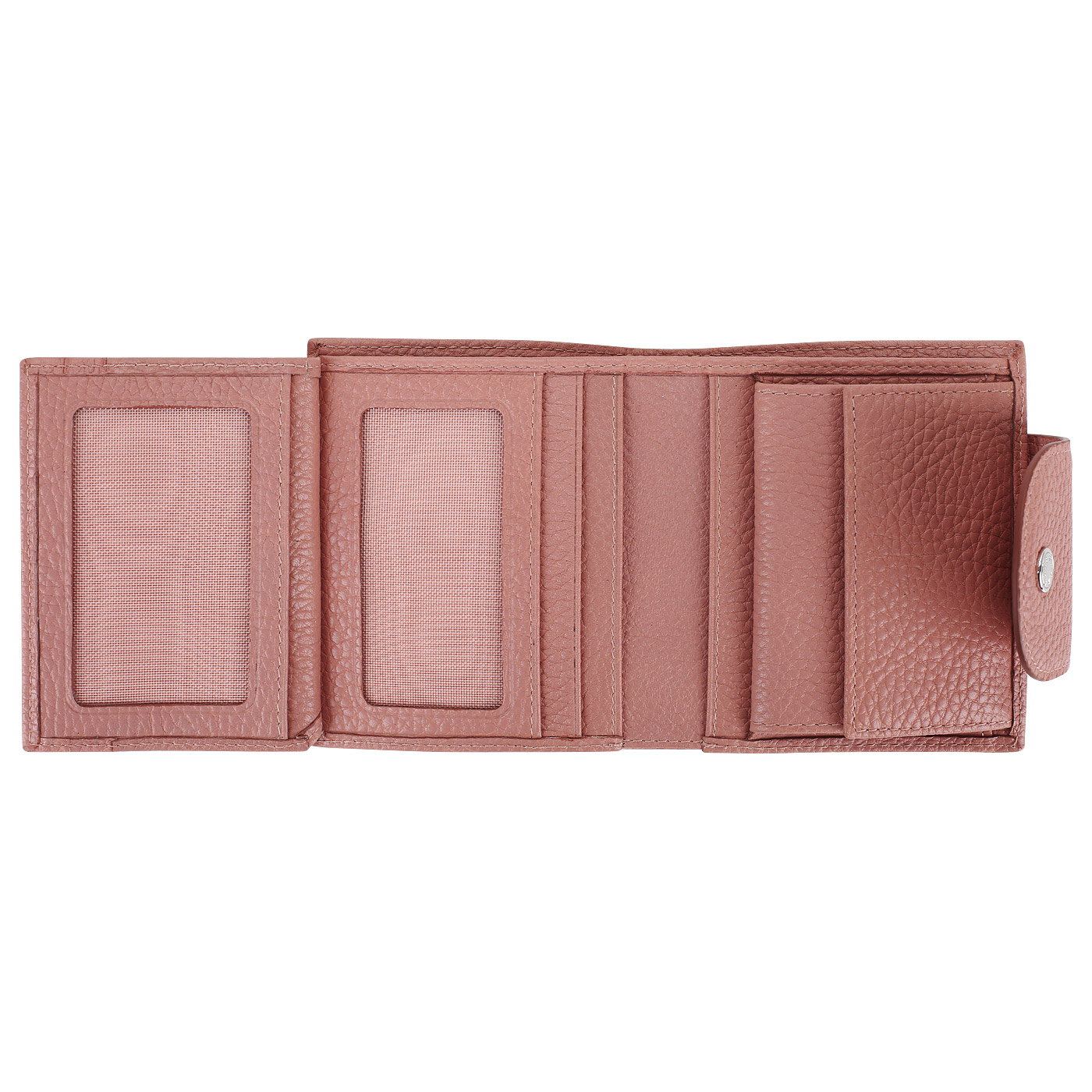 Коралловый кожаный кошелек Neri Karra 