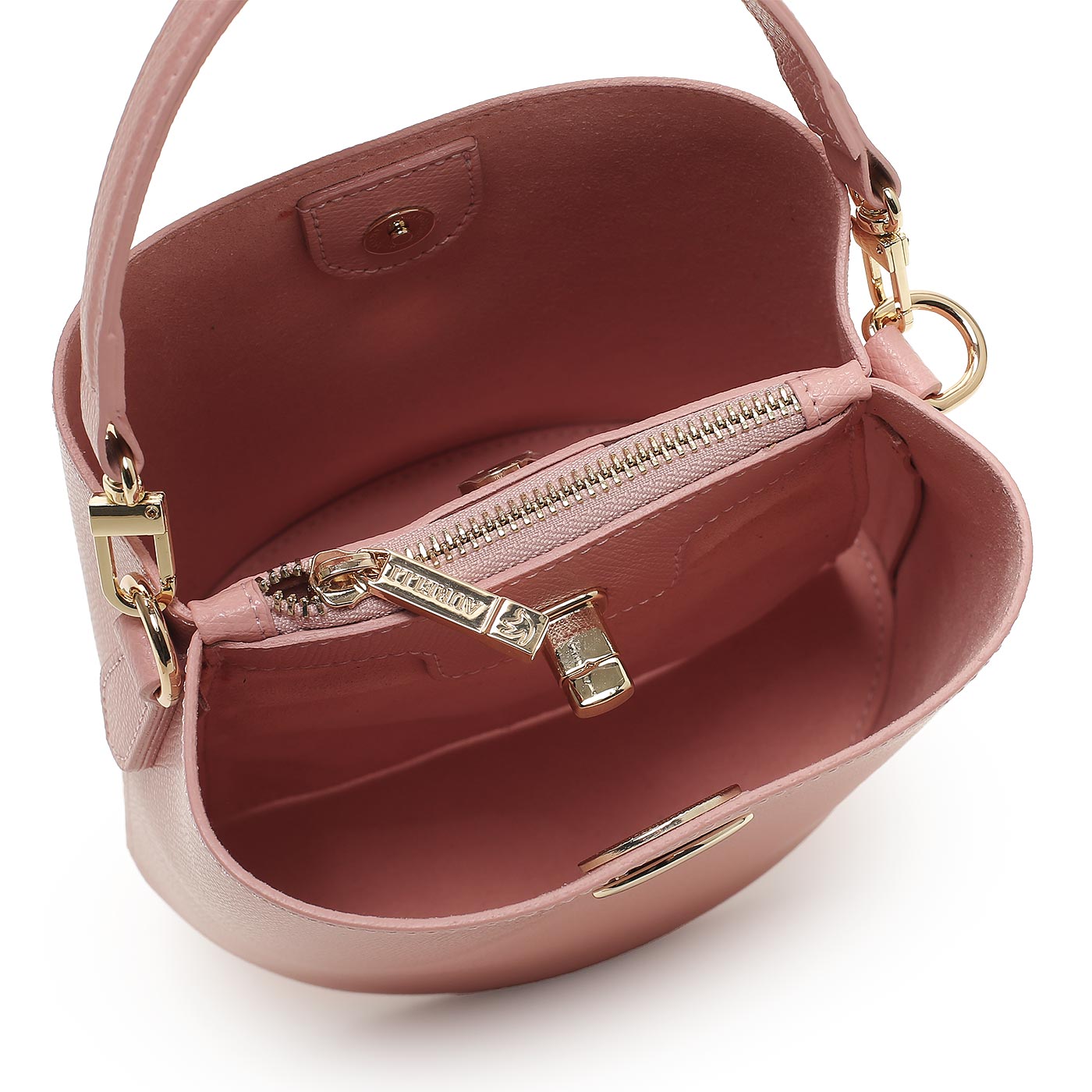 Кожаная сумка Aurelli Saffiano