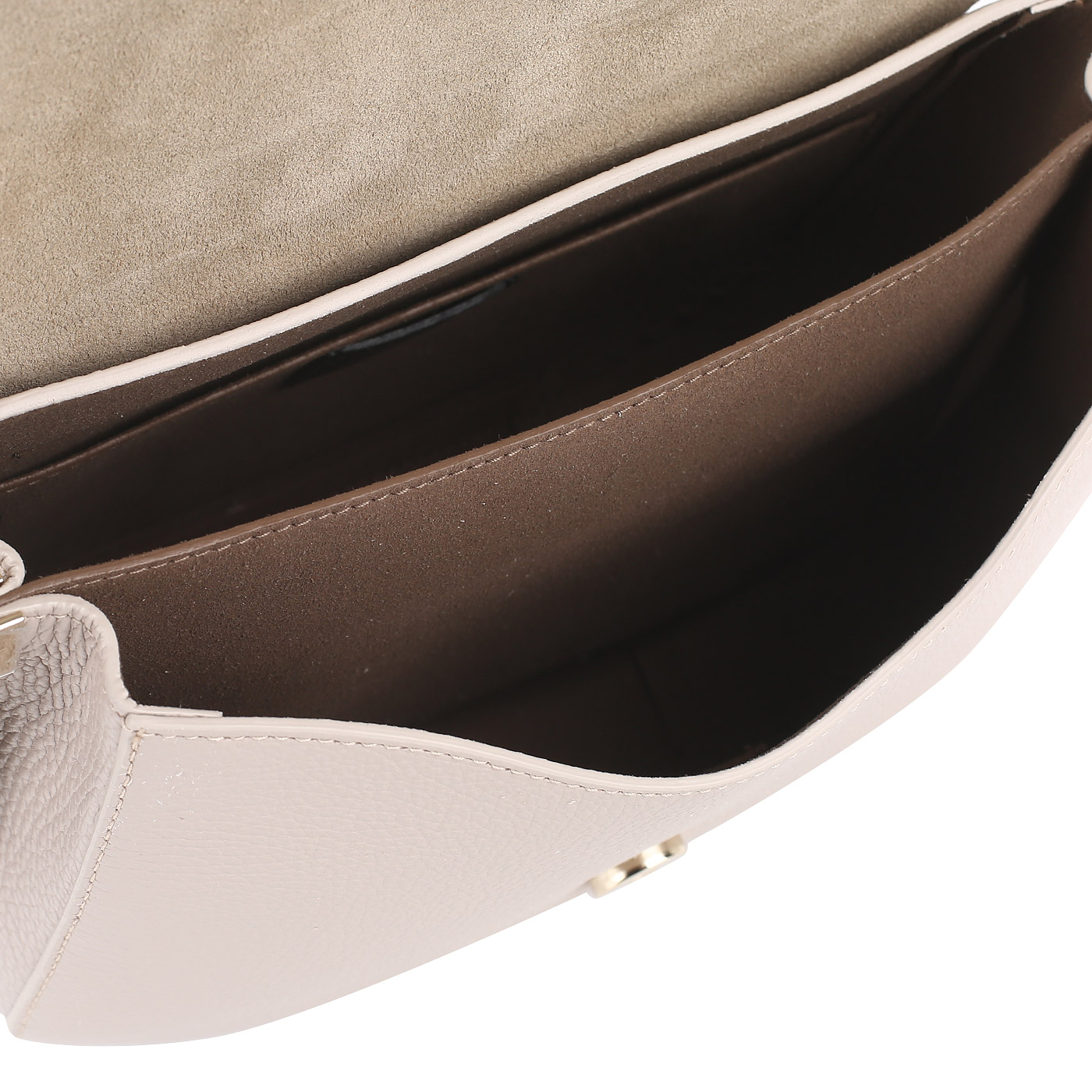 Кожаная сумка на магнитной кнопке Furla Sleek