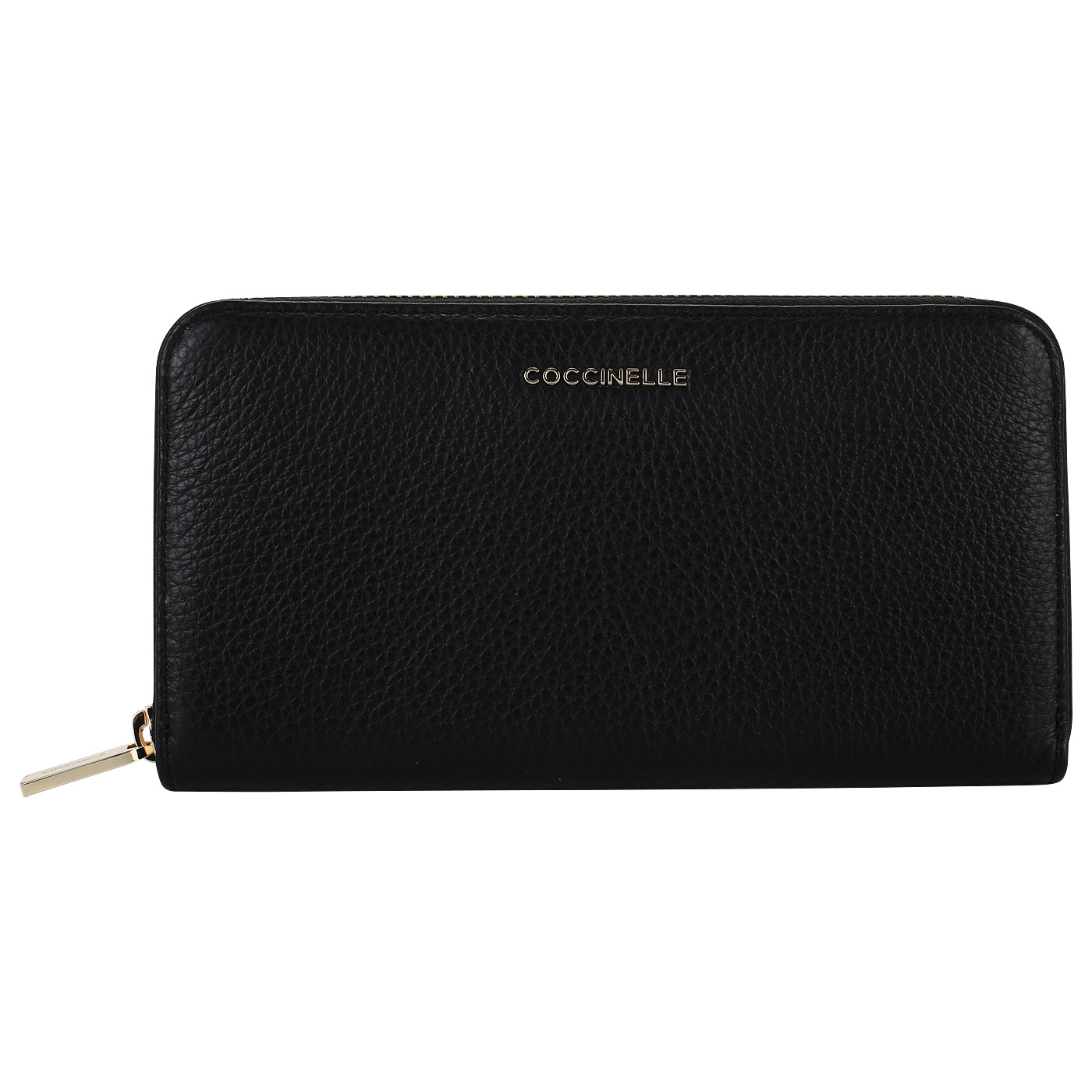 Coccinelle Черный кожаный кошелек