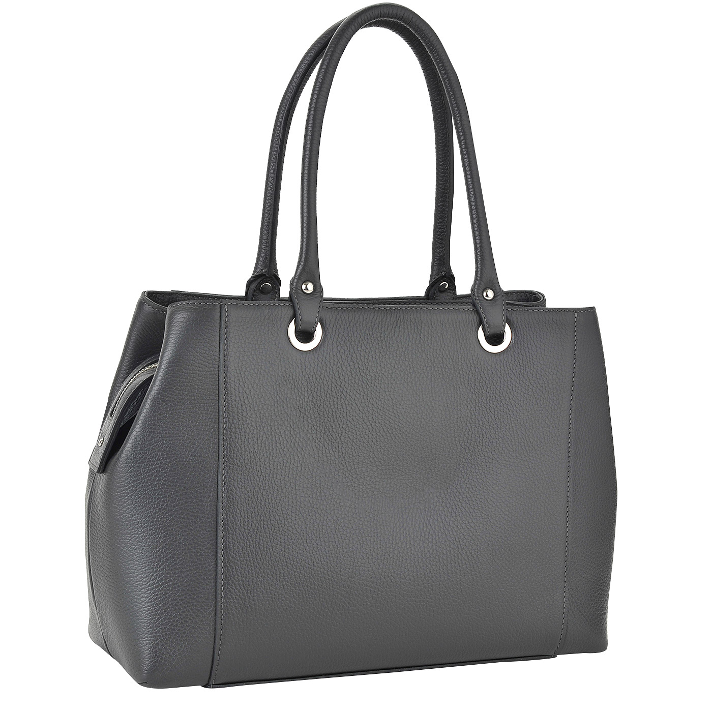 Женская кожаная сумка с длинными ручками Chatte 