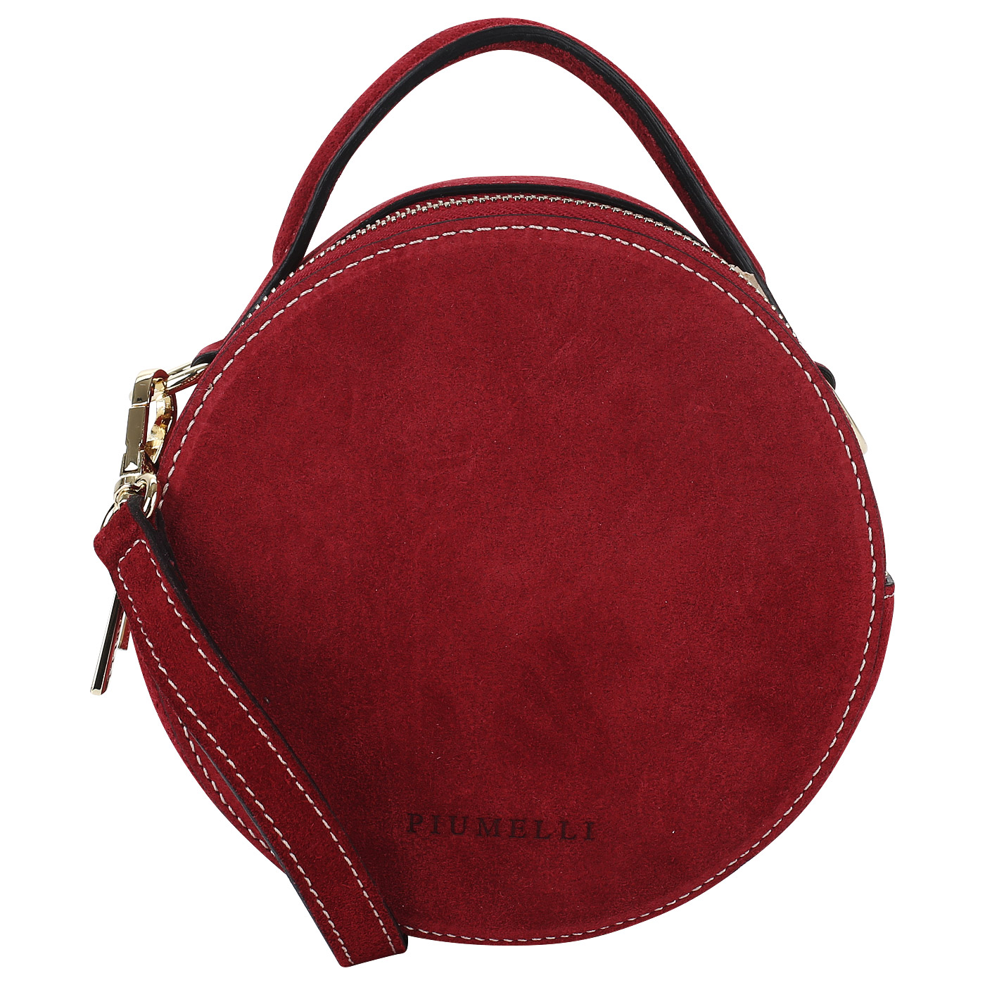 Piumelli Круглая замшевая сумочка