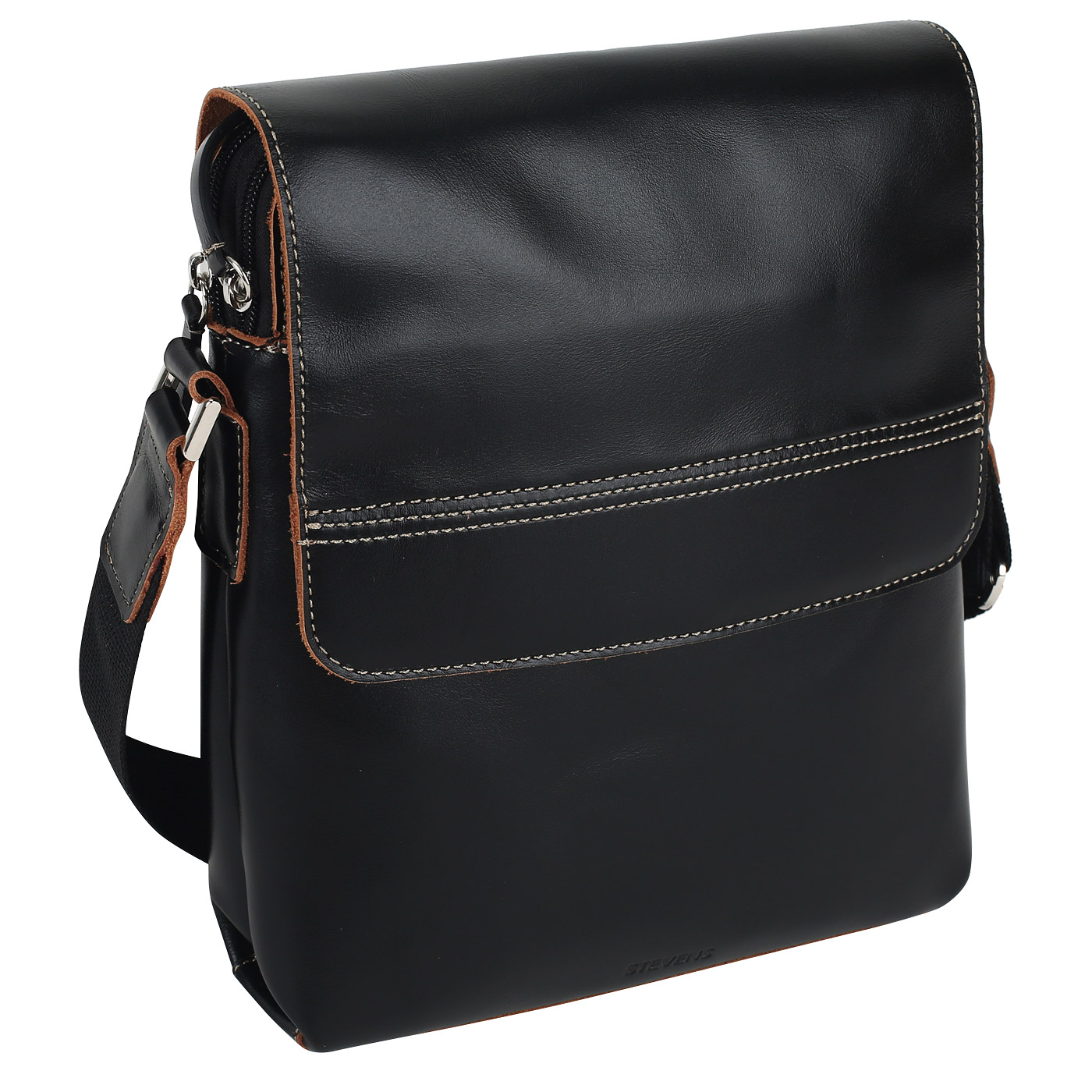Кожаная сумка через плечо Stevens 