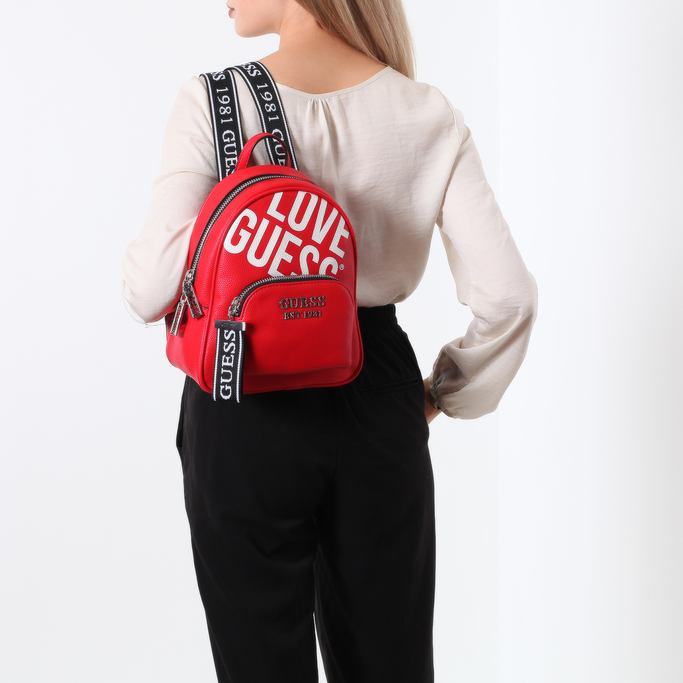 Рюкзак с текстильными лямками Guess Haidee