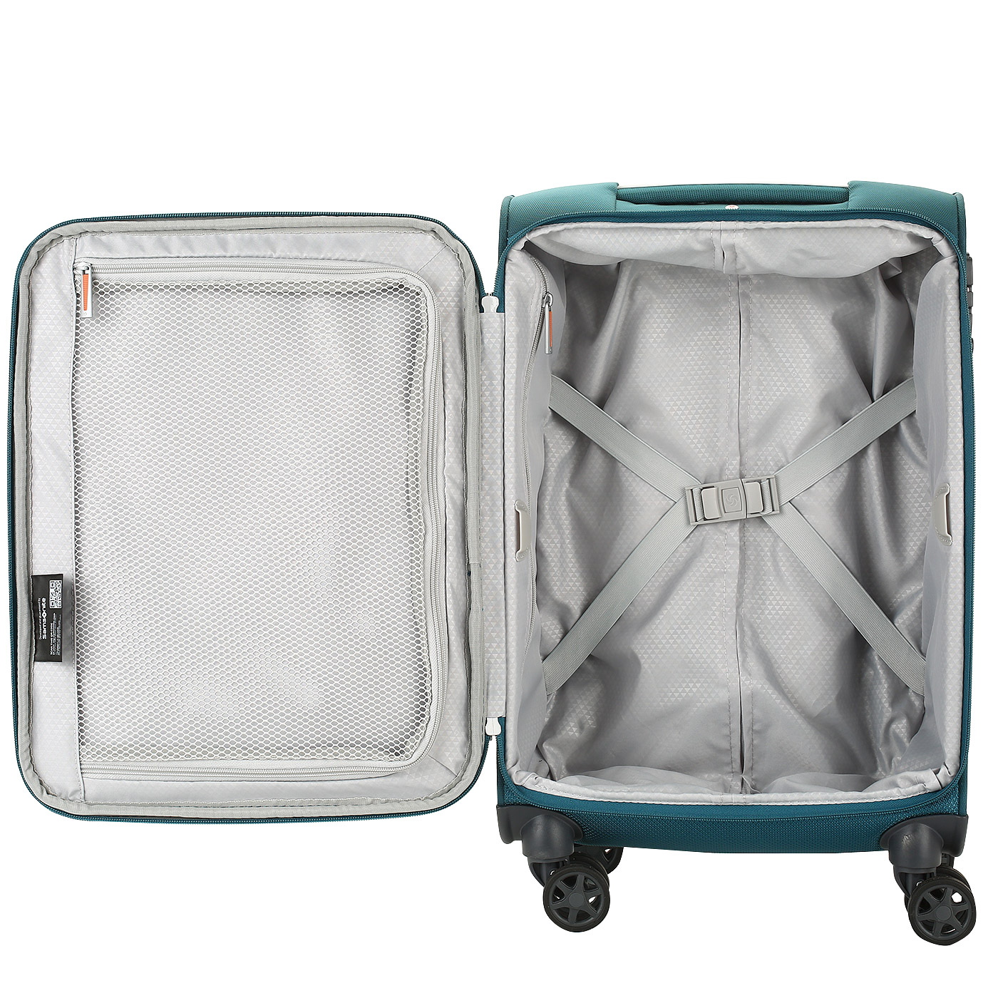 Чемодан для ручной клади тканевый с кодовым замком Samsonite Popsoda