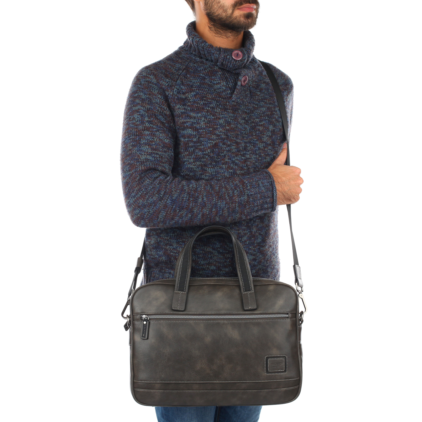 Вместительная мужская сумка для ноутбука и документов Picard Breakers
