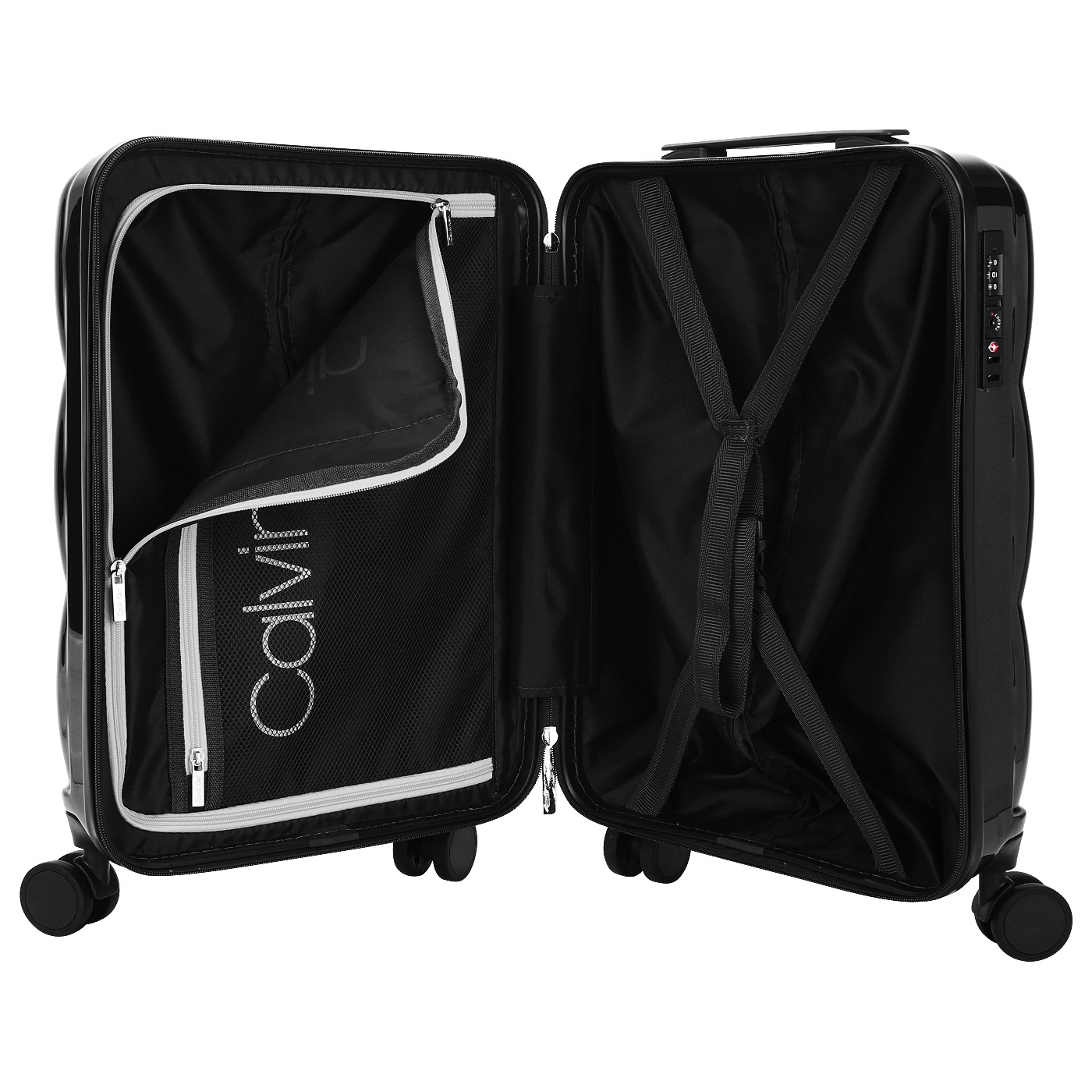 Чемодан для ручной клади из ABS-пластика с кодовым замком Calvin Klein CK-630 Down To Fly