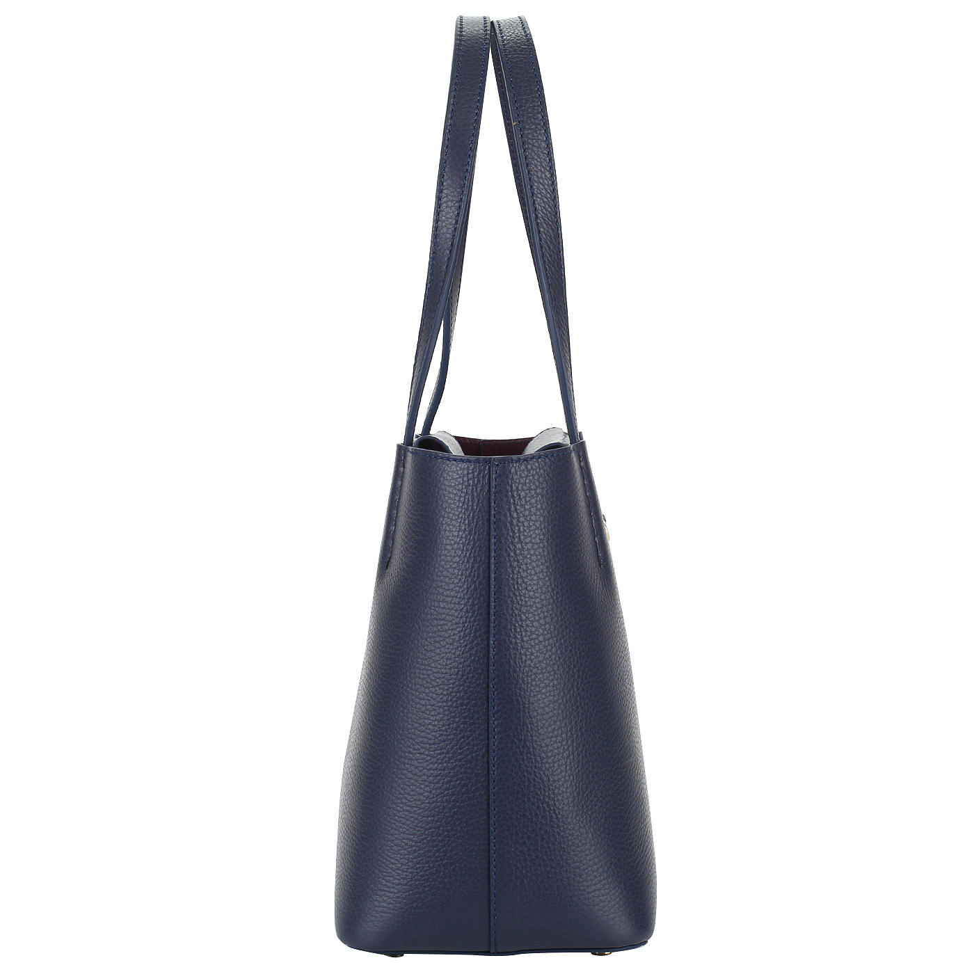 Синяя кожаная сумка Gironacci 