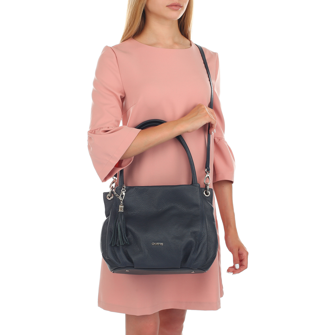 Мягкая сумка из натуральной кожи Chatte 