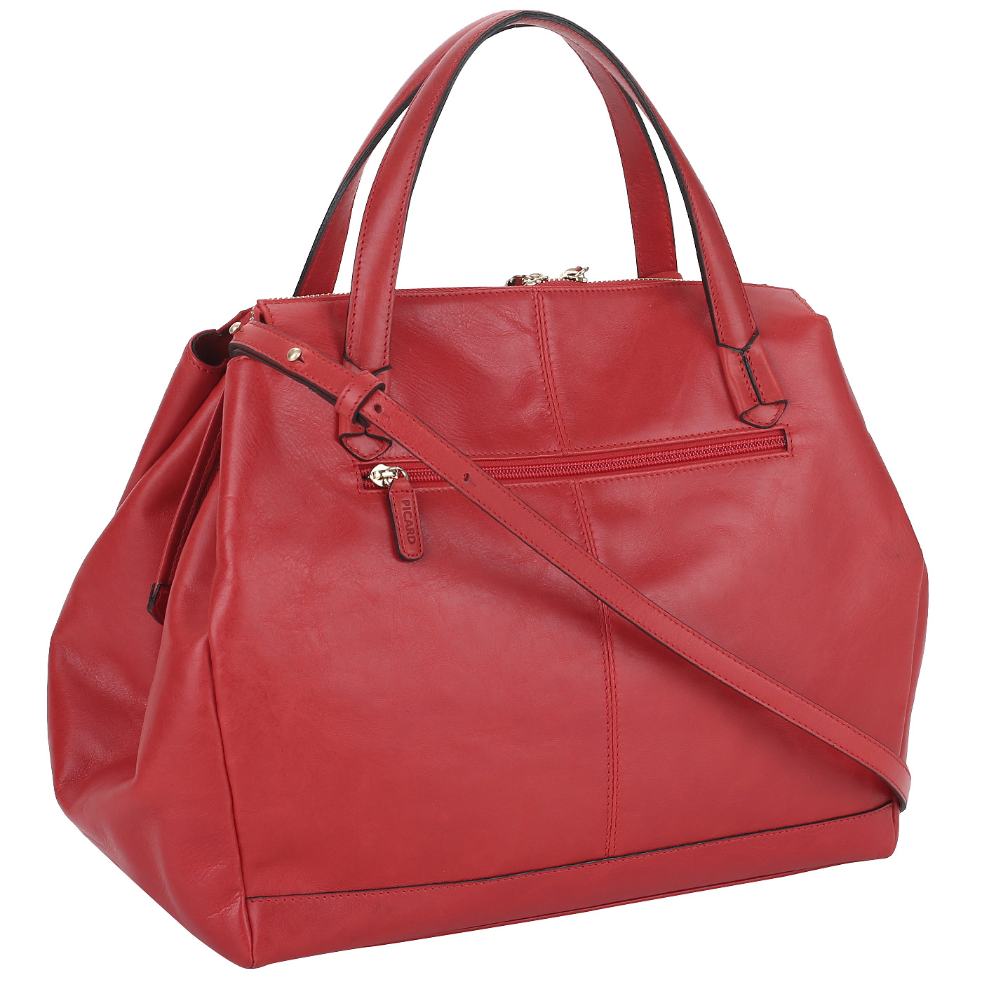 Вместительная кожаная сумка Picard Casual