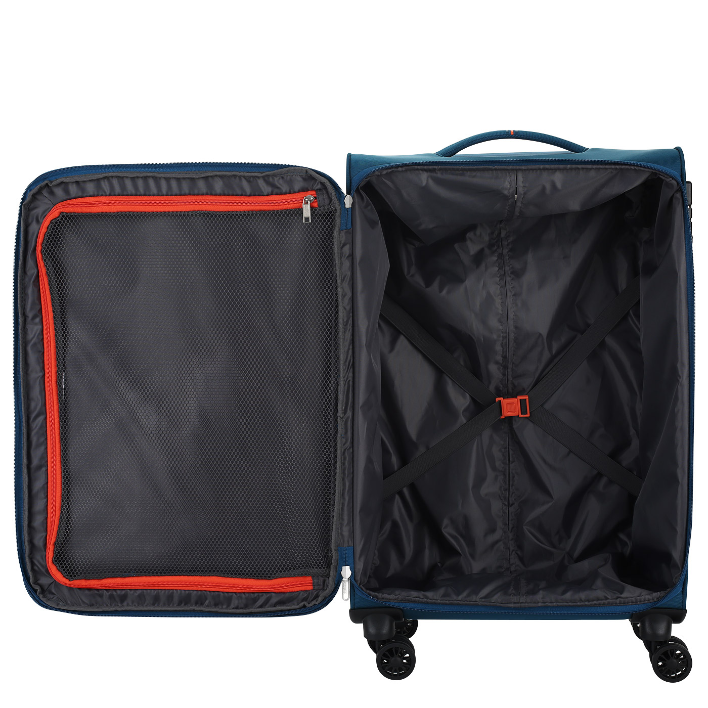 Чемодан средний M тканевый с кодовым замком American Tourister Crosstrack