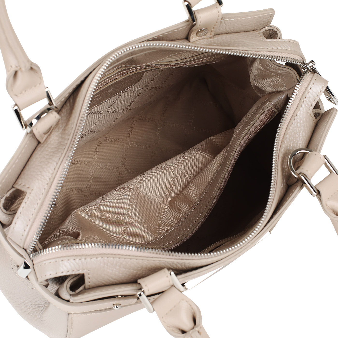 Сумка из комбинированной кожи Chatte 