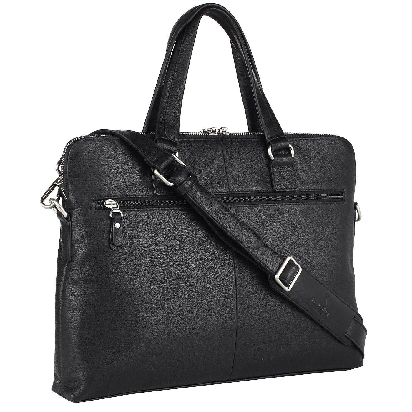 Мужская кожаная сумка для документов Dr. Koffer 