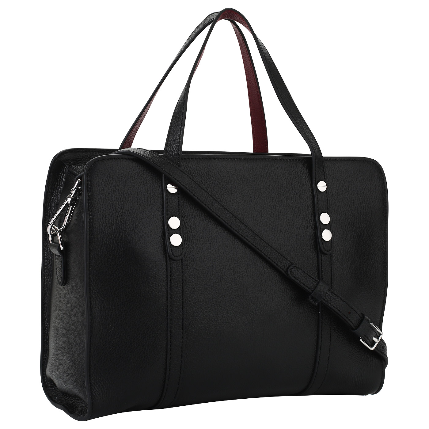 Кожаная сумка на молнии Coccinelle Organisse soft