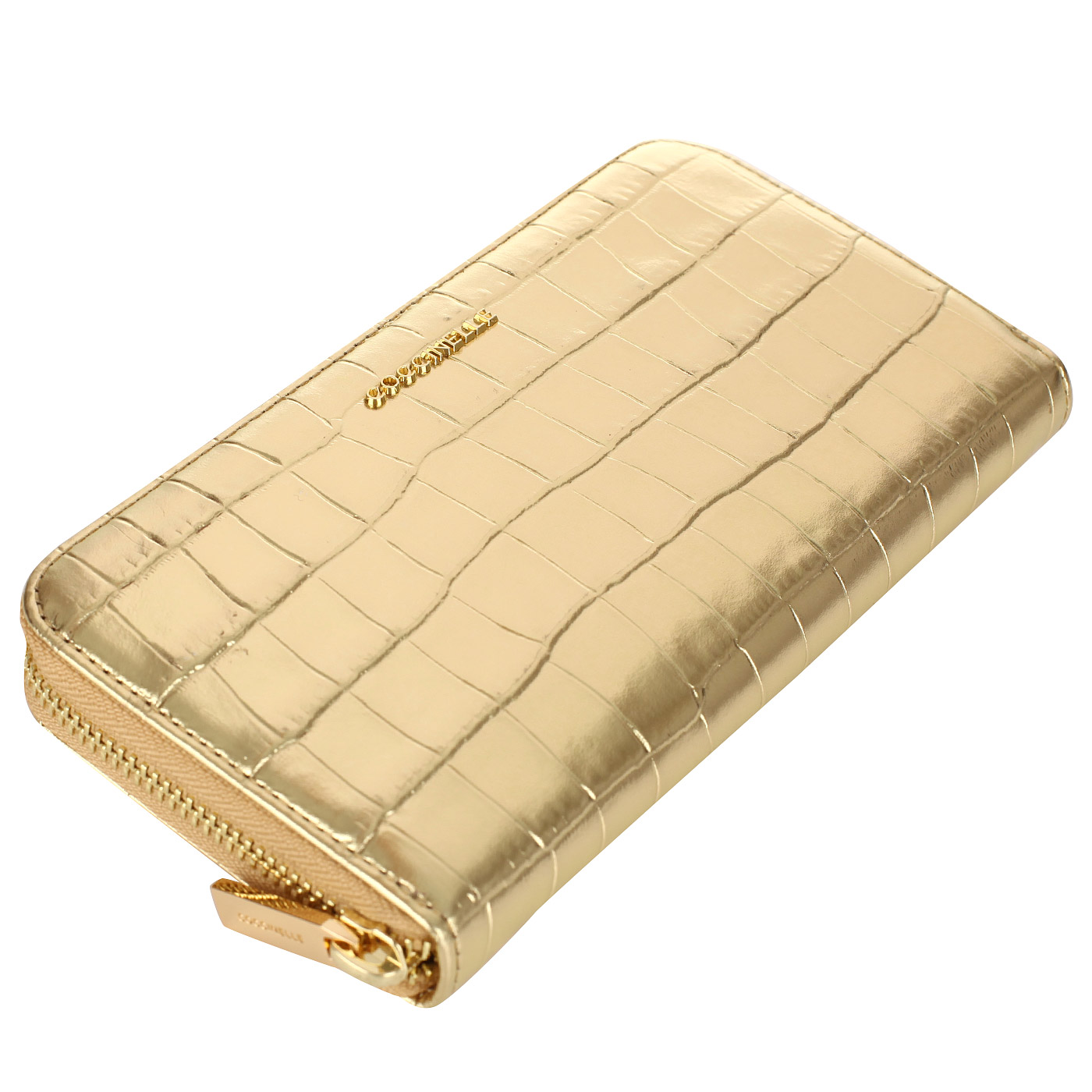 Кожаное портмоне Coccinelle Metallic Croco
