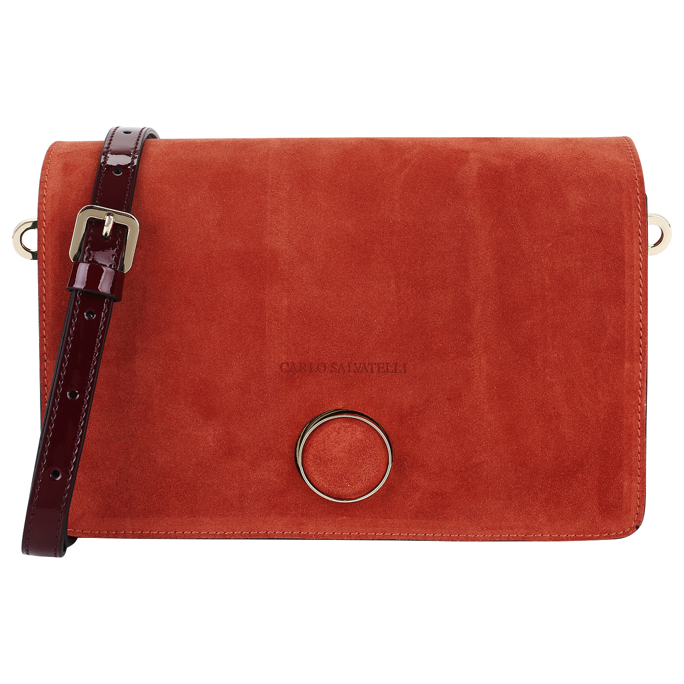 Carlo Salvatelli Замшевая сумочка через плечо