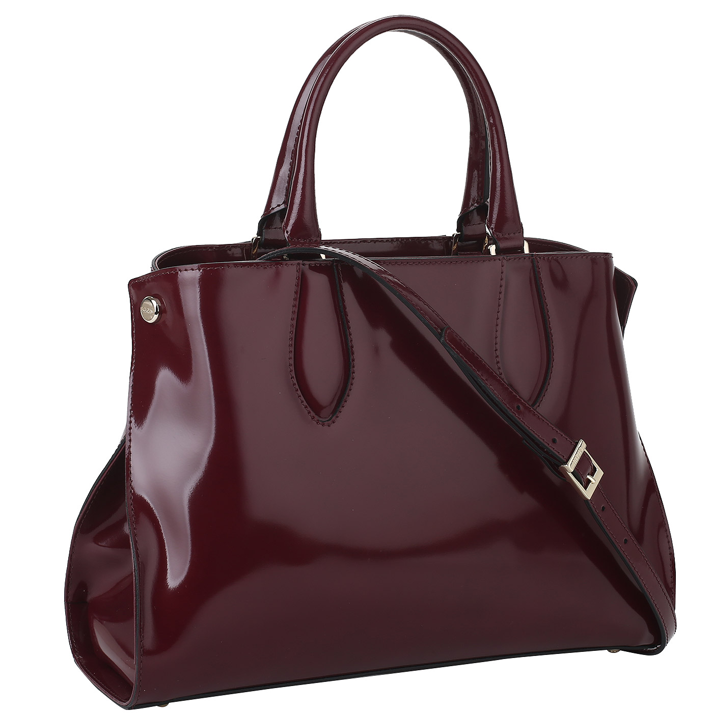 Сумка из глянцевой кожи Ripani Edera