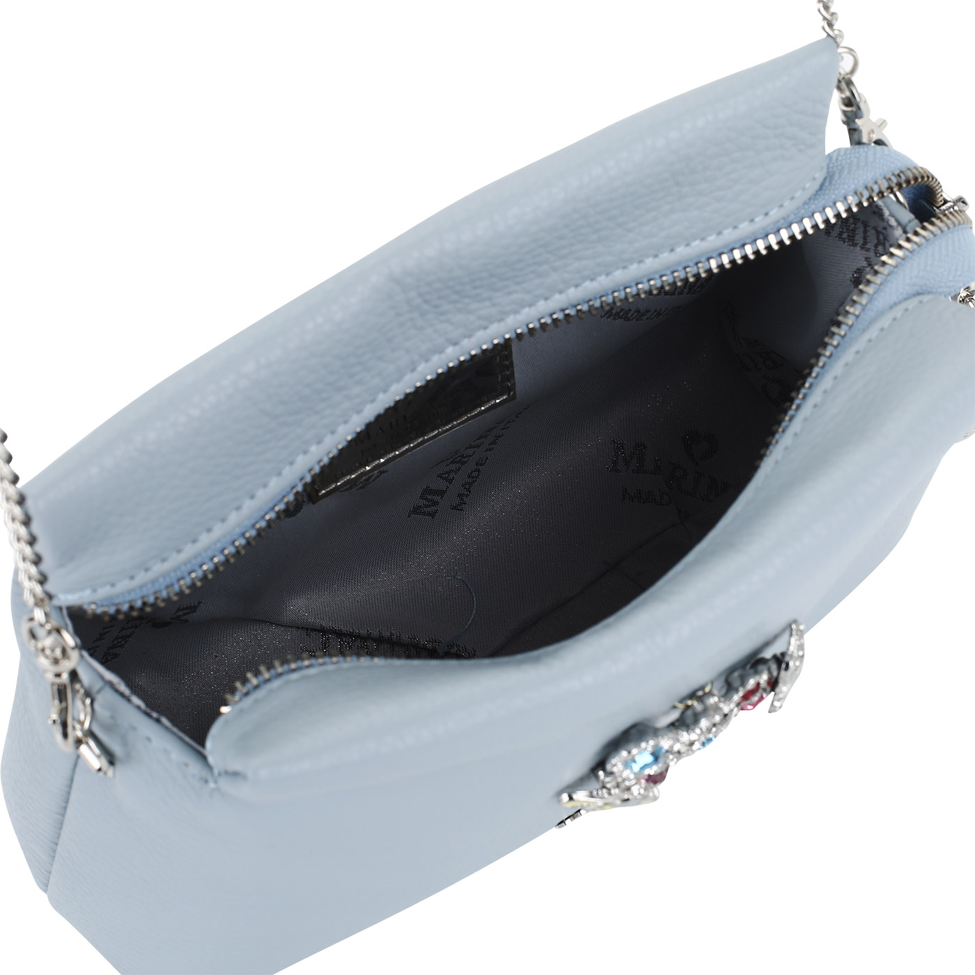 Кожаная сумочка с декором Marina Creazioni 