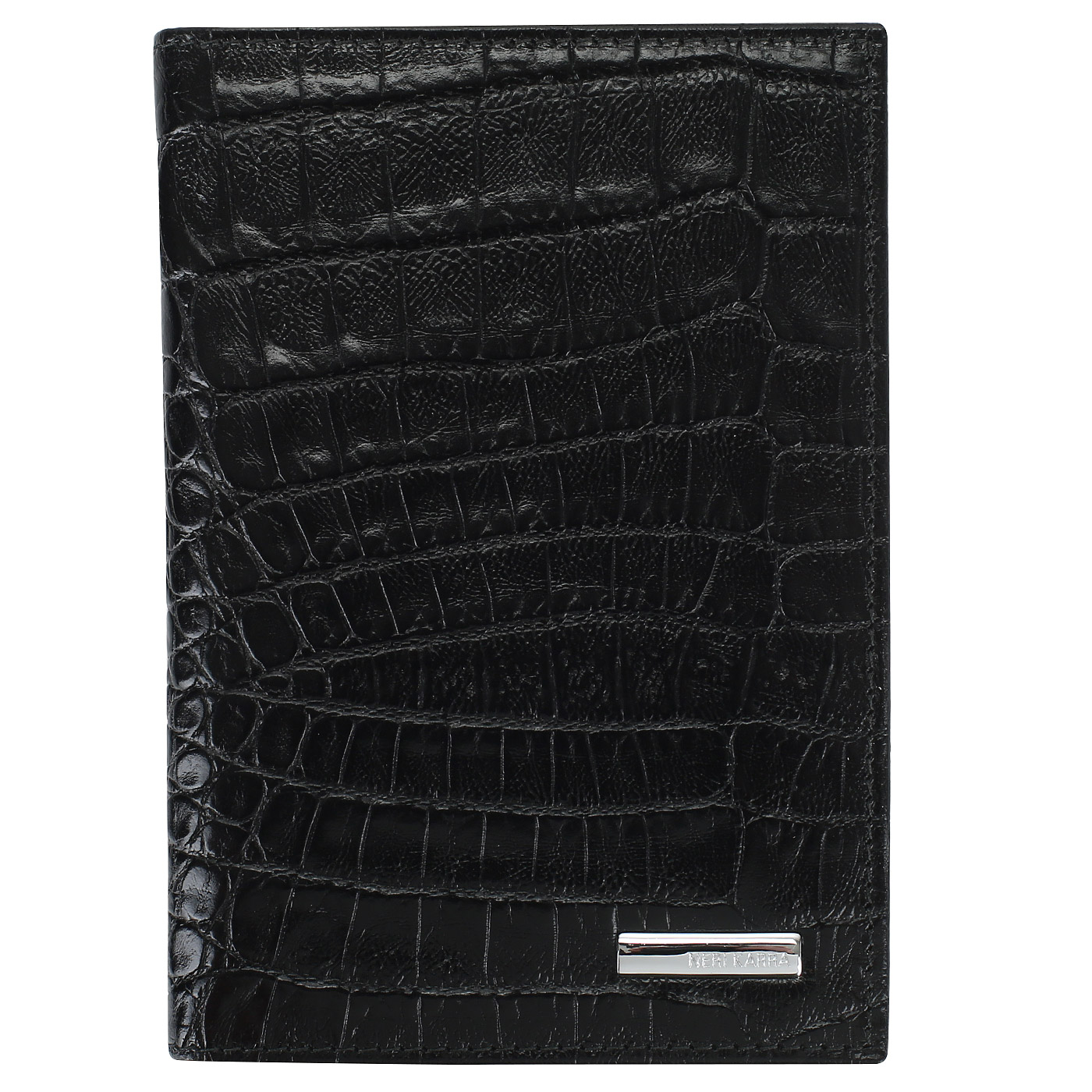 Neri Karra Обложка для паспорта из черной кожи