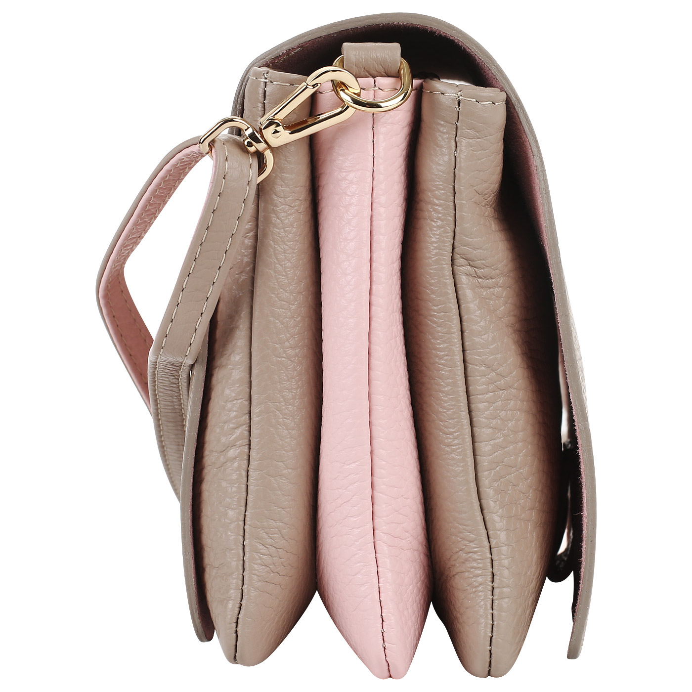 Сумка через плечо с тремя отделениями Bruno Rossi 