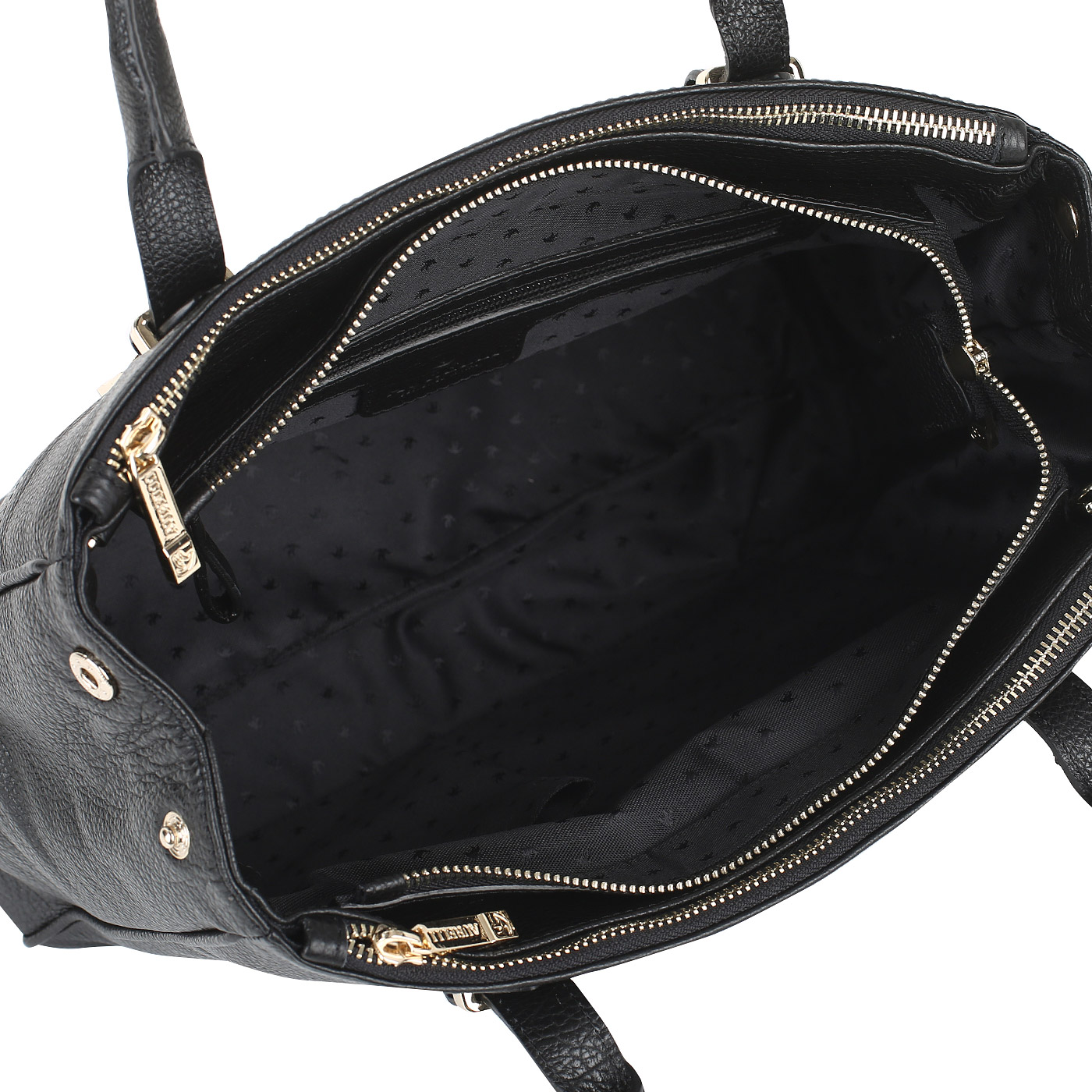 Кожаная сумка с тремя отделами Aurelli 