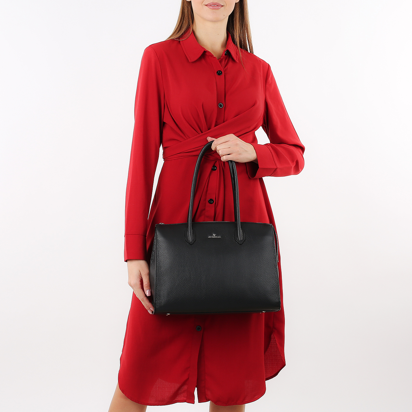 Кожаная сумочка Aurelli Soft