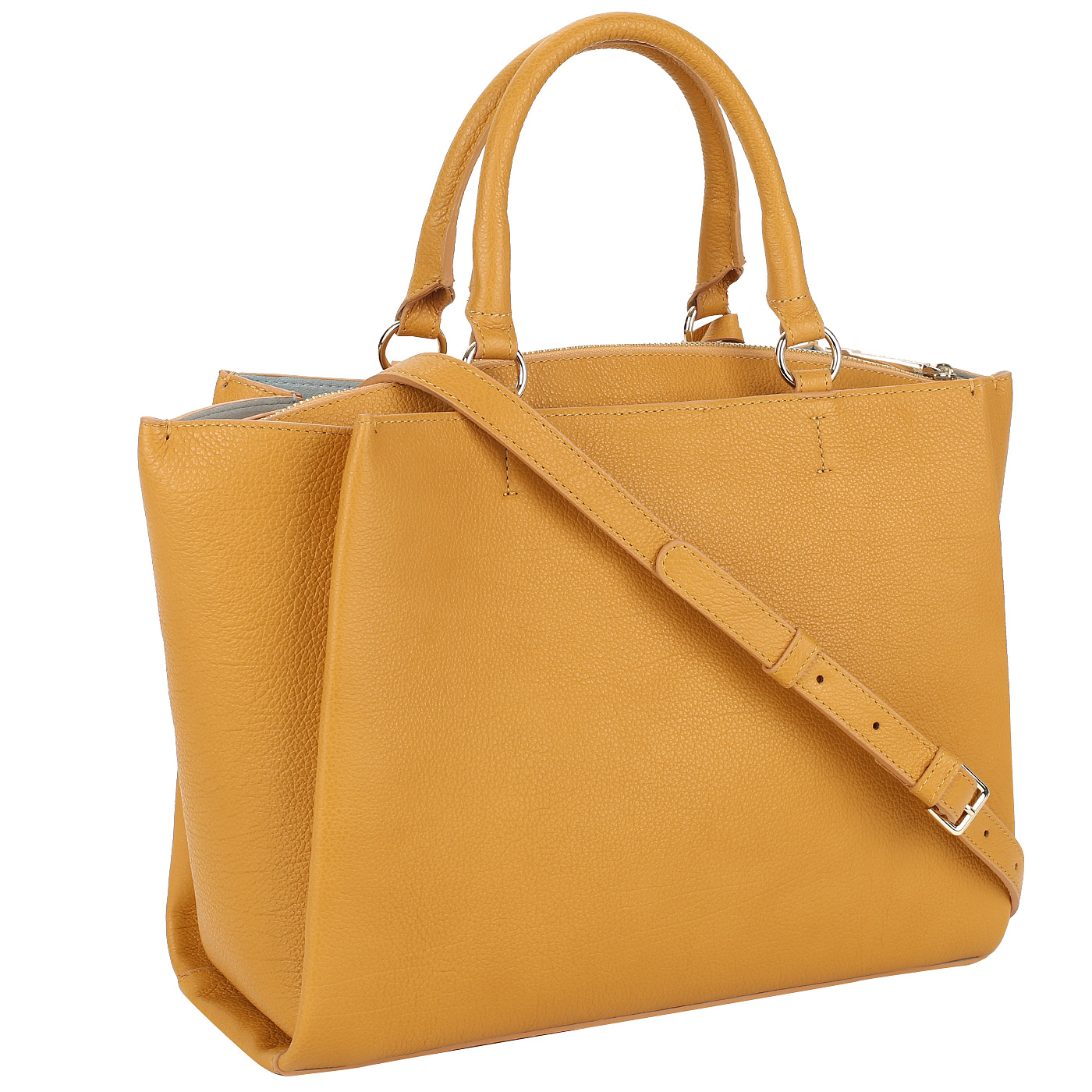 Сумка-трапеция с брелоком Aurelli 