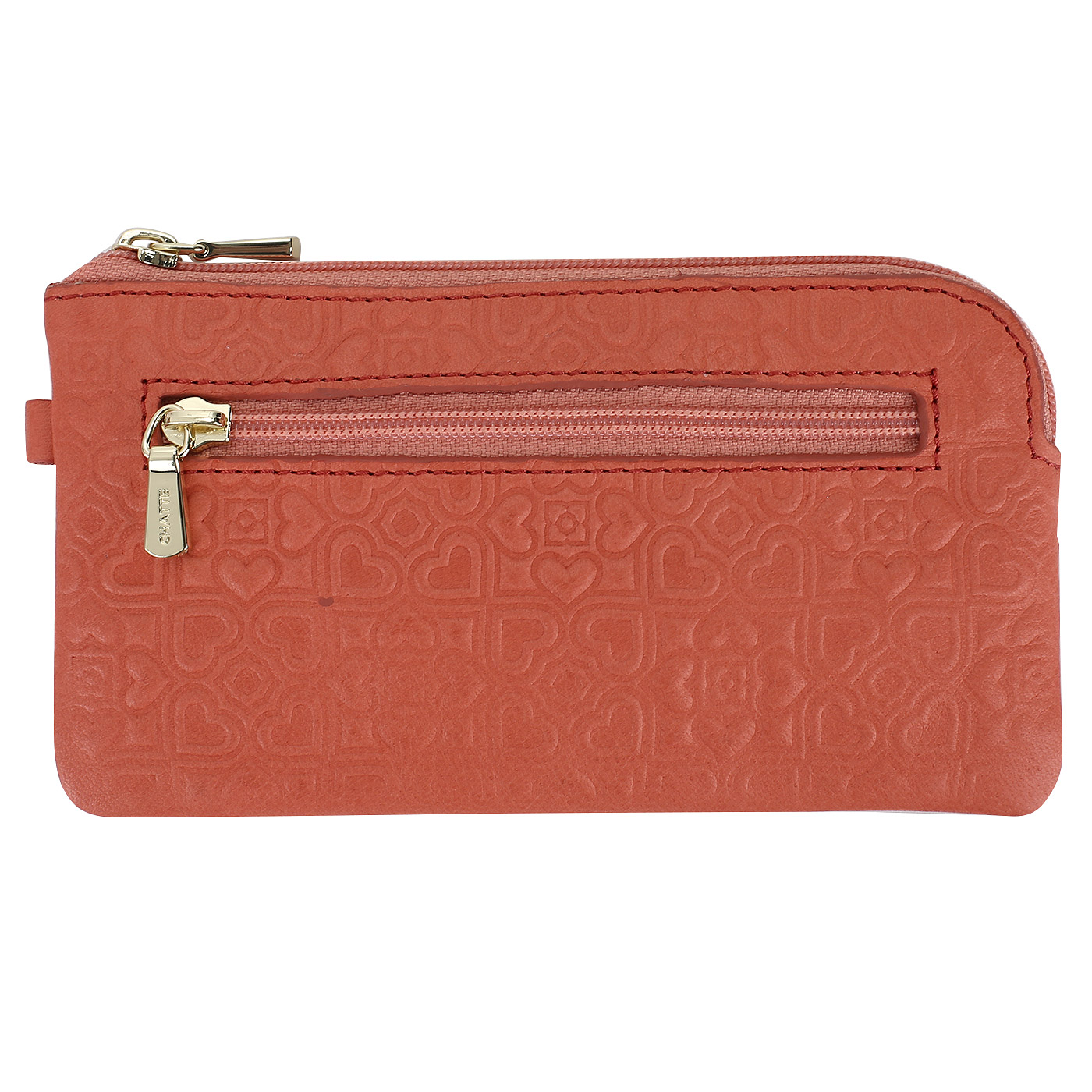 Chatte Кожаная ключница с тиснением