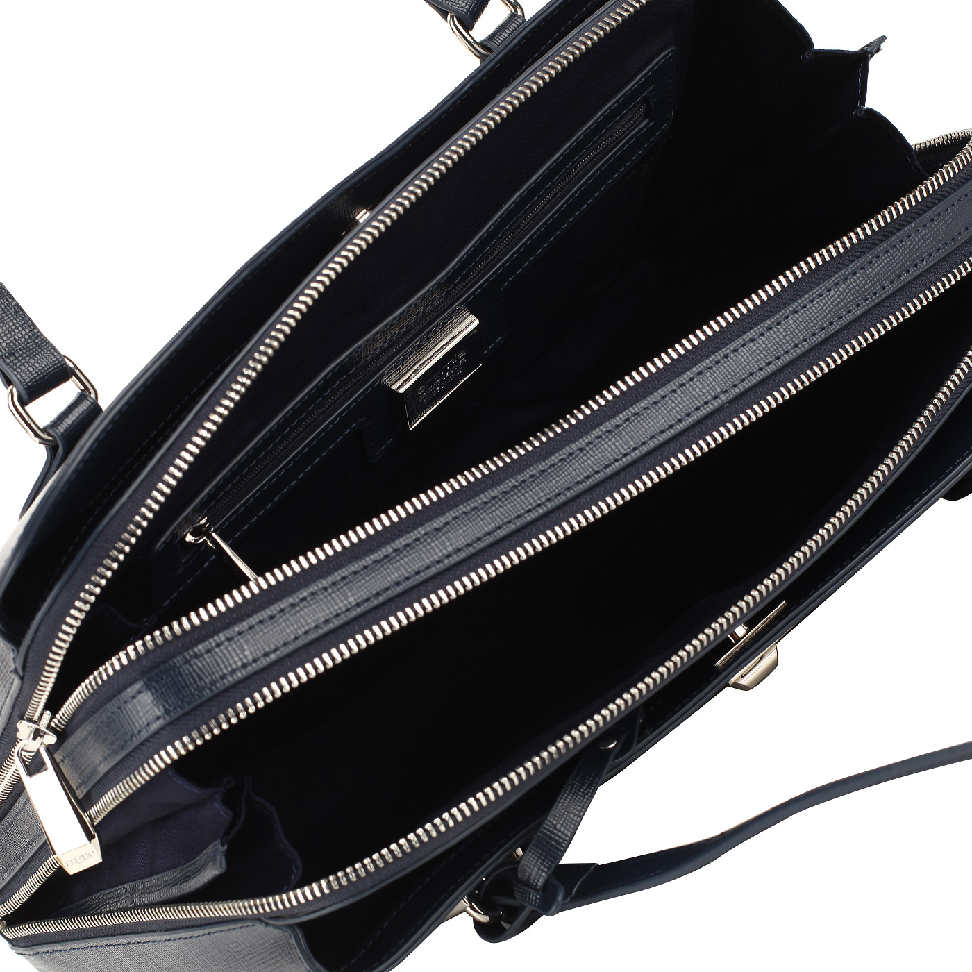 Сафьяновая сумка с четырьмя отделами Cromia Mina