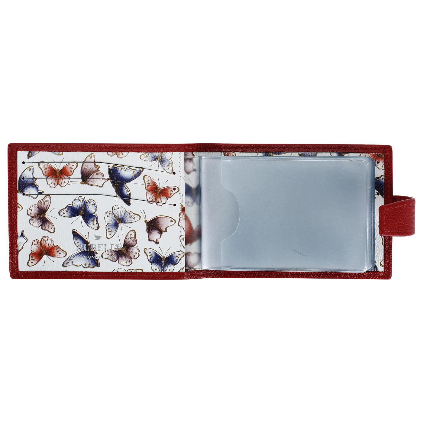 Маленькая визитница на кнопке Aurelli Alma fantasia