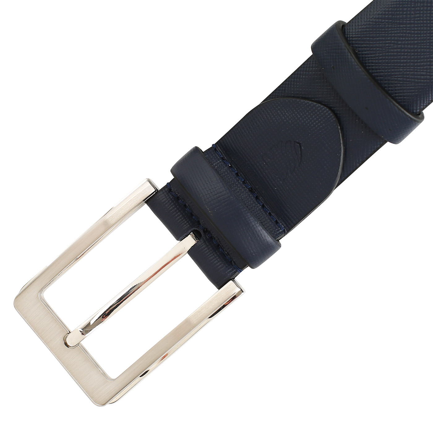 Синий сафьяновый ремень Mayrhoff 