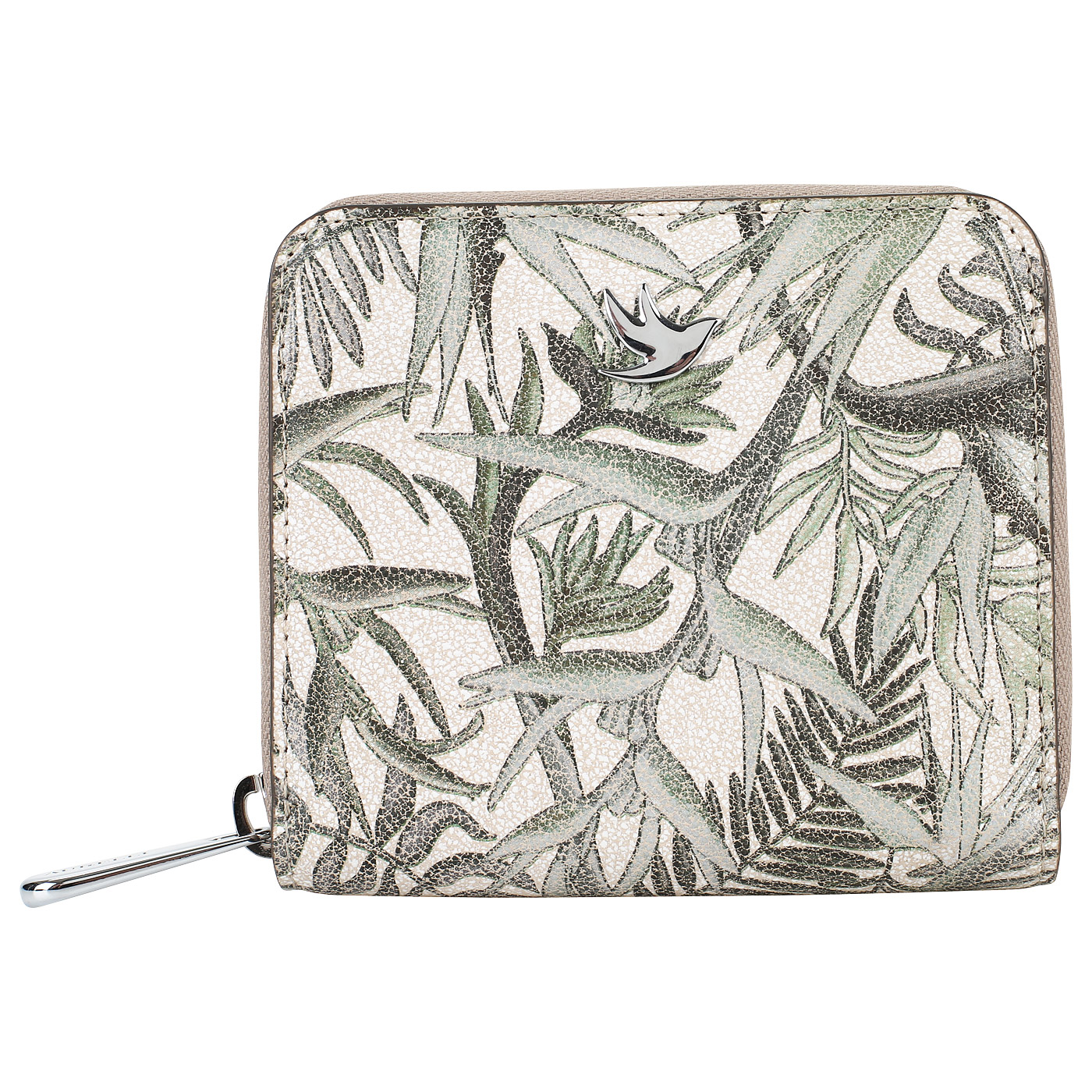 Aurelli Кожаный складной кошелек с принтом