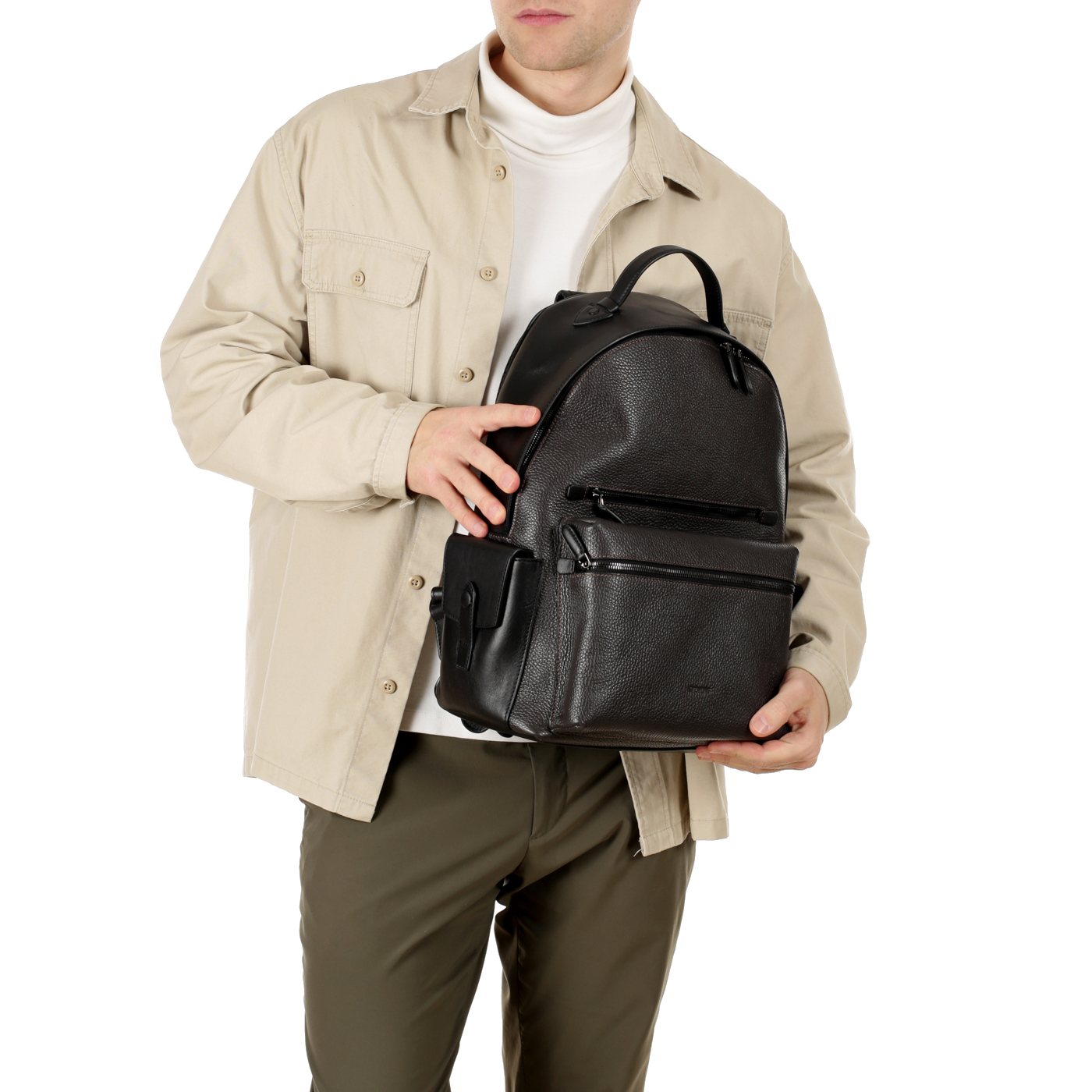 Кожаный рюкзак Stevens 